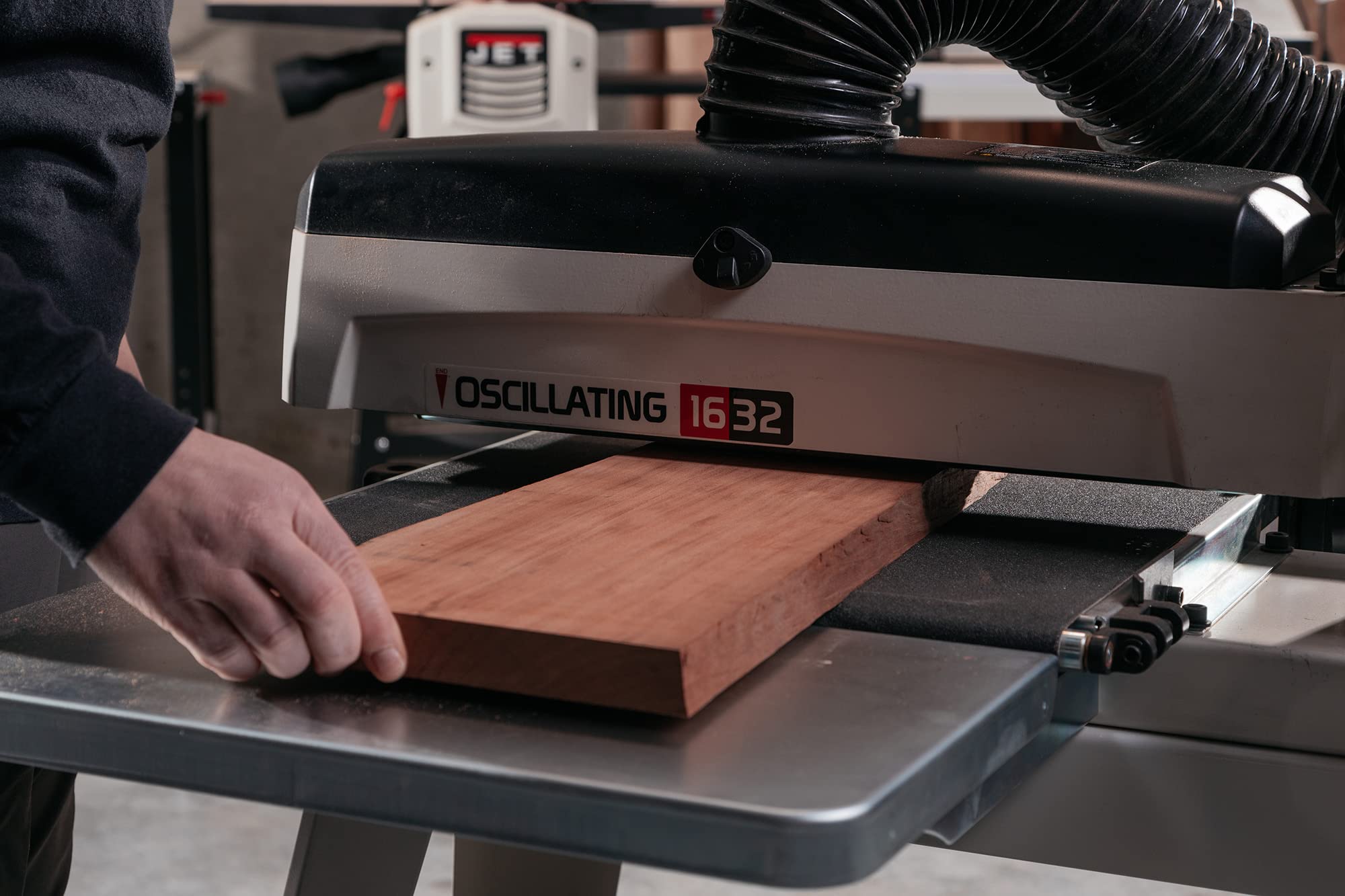 JET Infeed/Outfeed Tables for JWDS-1632/1836 Drum Sanders (723521) - Perfect for Woodworking & Sanding Projects