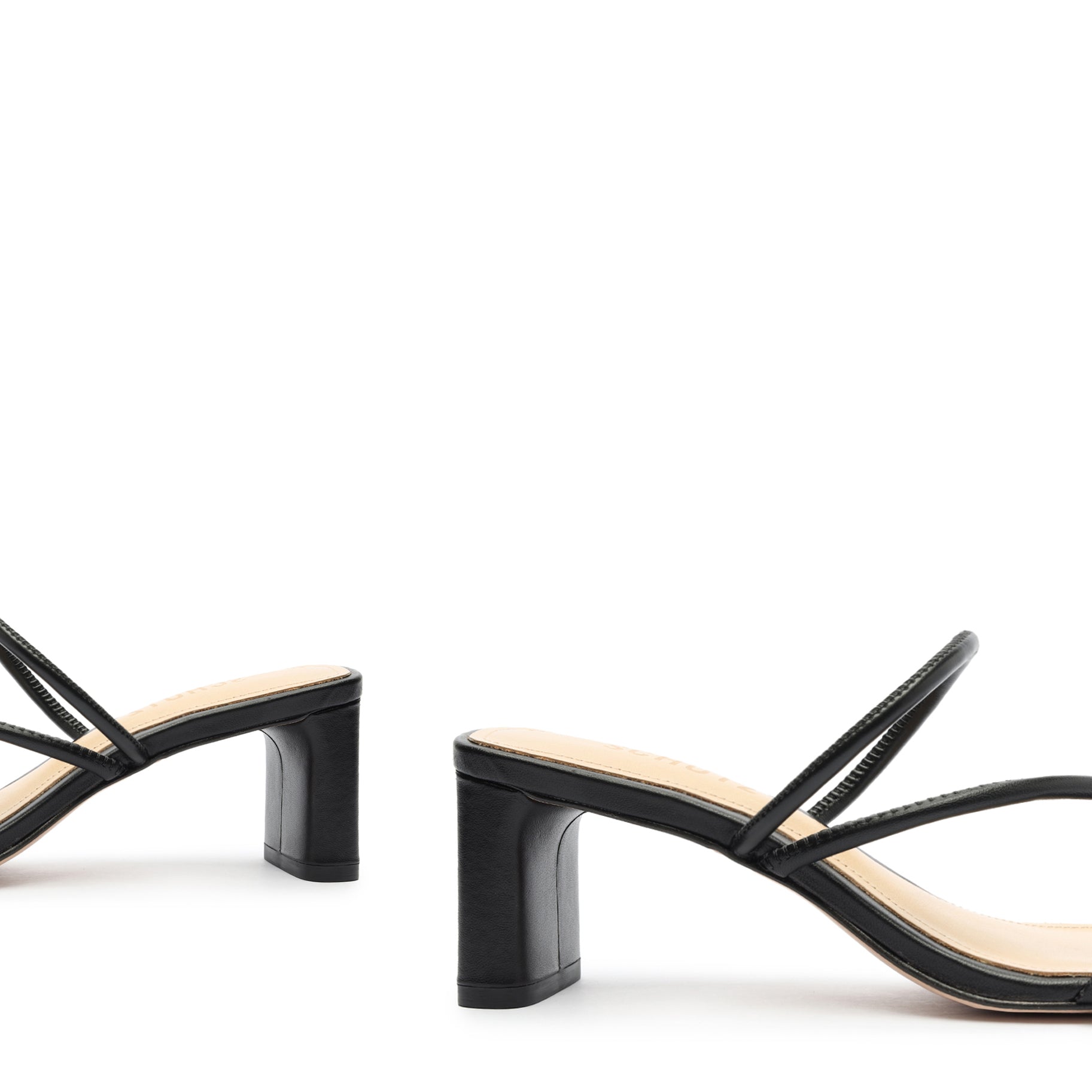 Chessie Women's Mid Nappa Leather Sandals - Comfortable Casual Strappy Slide Sandals for Summer, Beach, and Vacation Wear