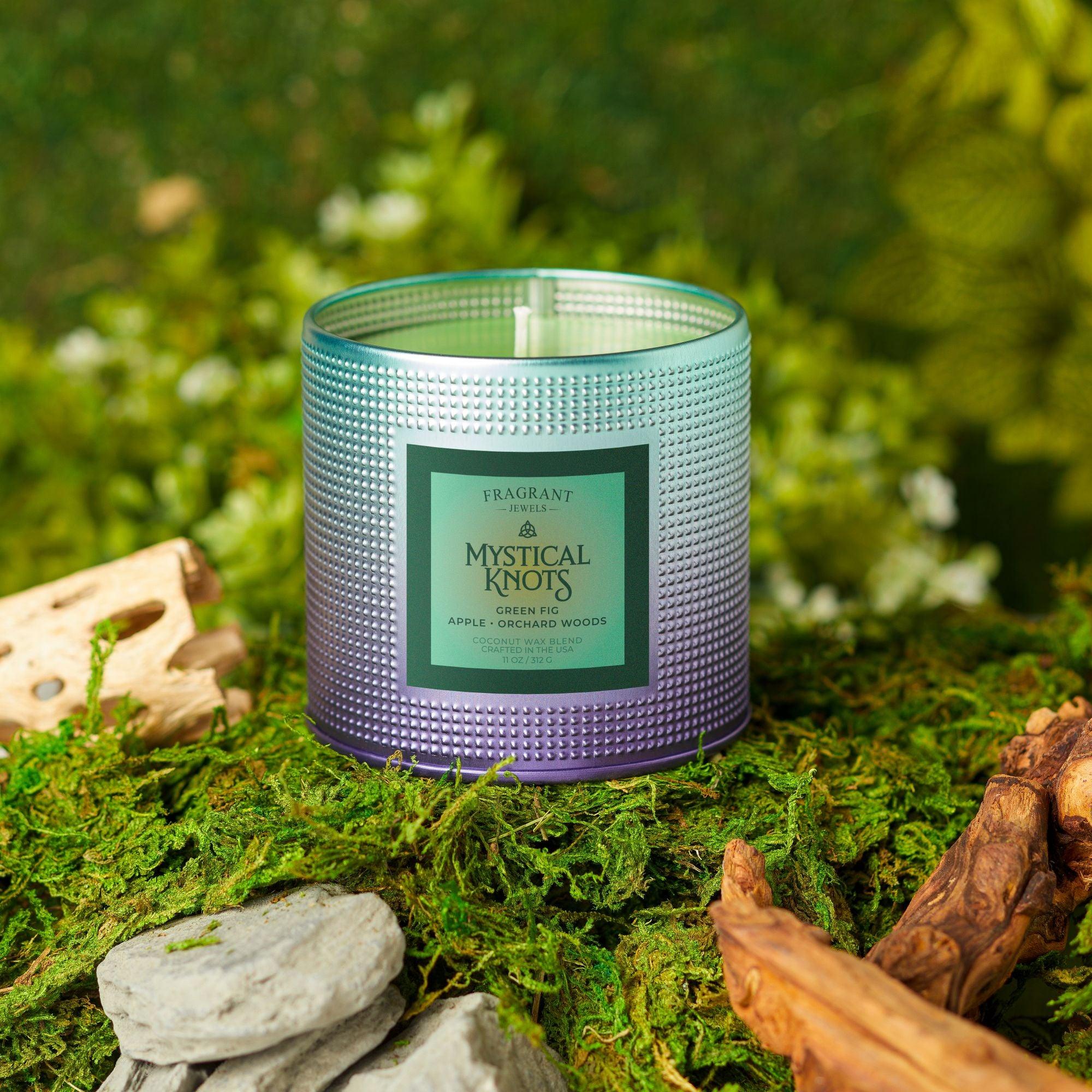 Mystical Knots Jewel Candle - Handmade Aromatherapy Soy Wax Candle with Hidden Jewelry Gift for Women | Perfect for Meditation, Relaxation & Home Decor