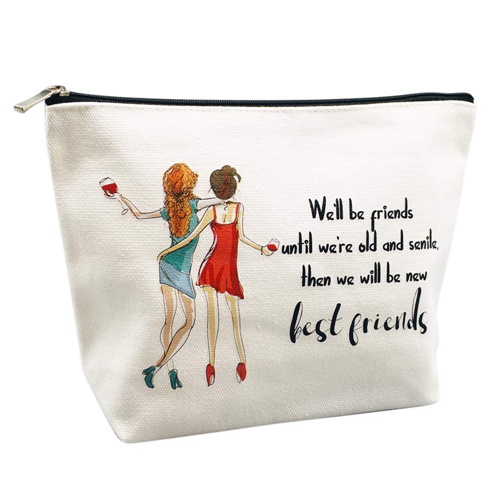 Personalized Makeup Bag for Women - Custom Cosmetic Pouch Gift for Birthday, Christmas, Anniversary | Great for Travel, Gym & Everyday Use