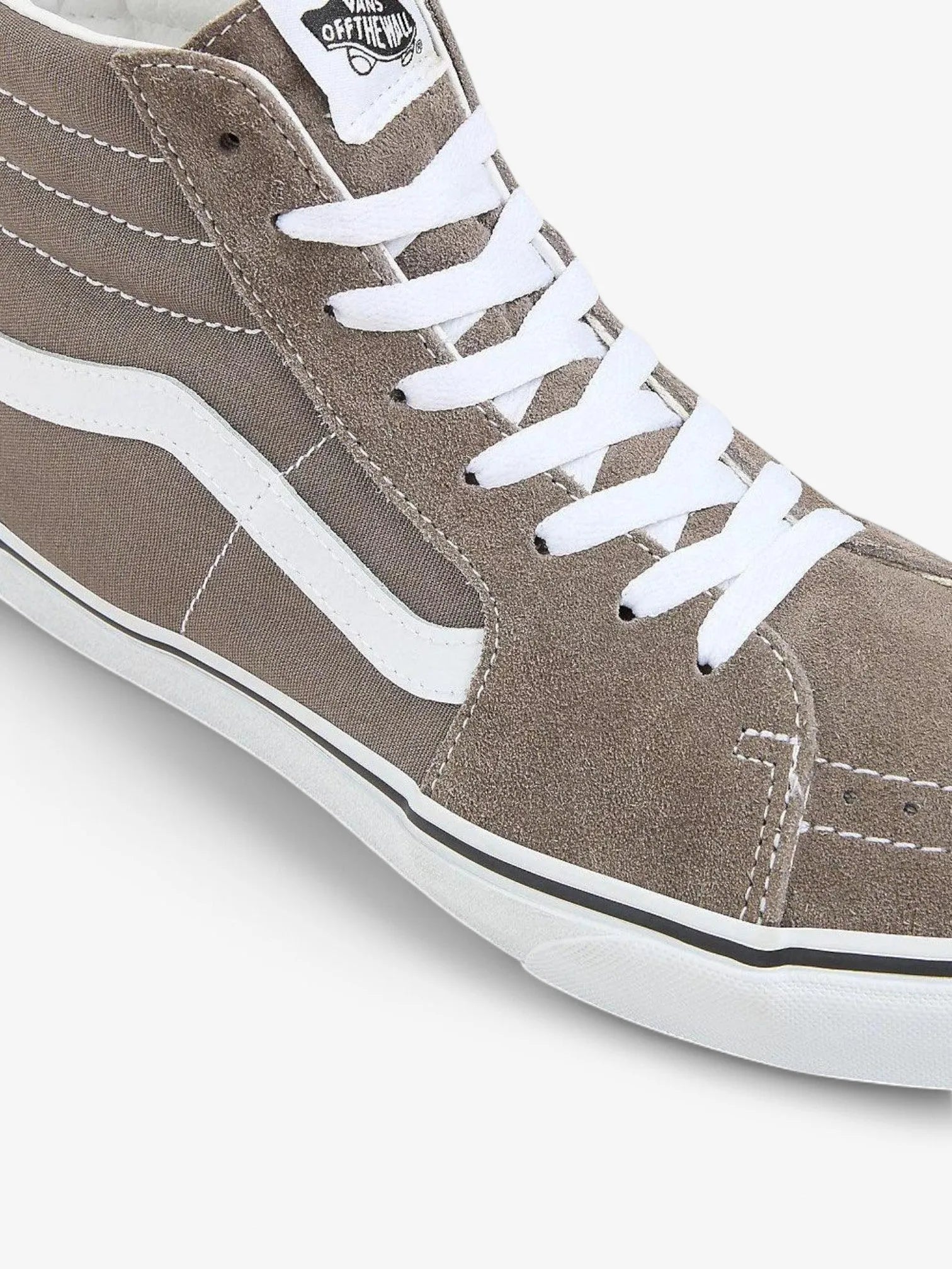 Vans Sk8-Hi Classic Skate Shoes in Grey & White - Stylish Sneakers for Men & Women | Perfect for Skateboarding, Casual Wear & Street Fashion
