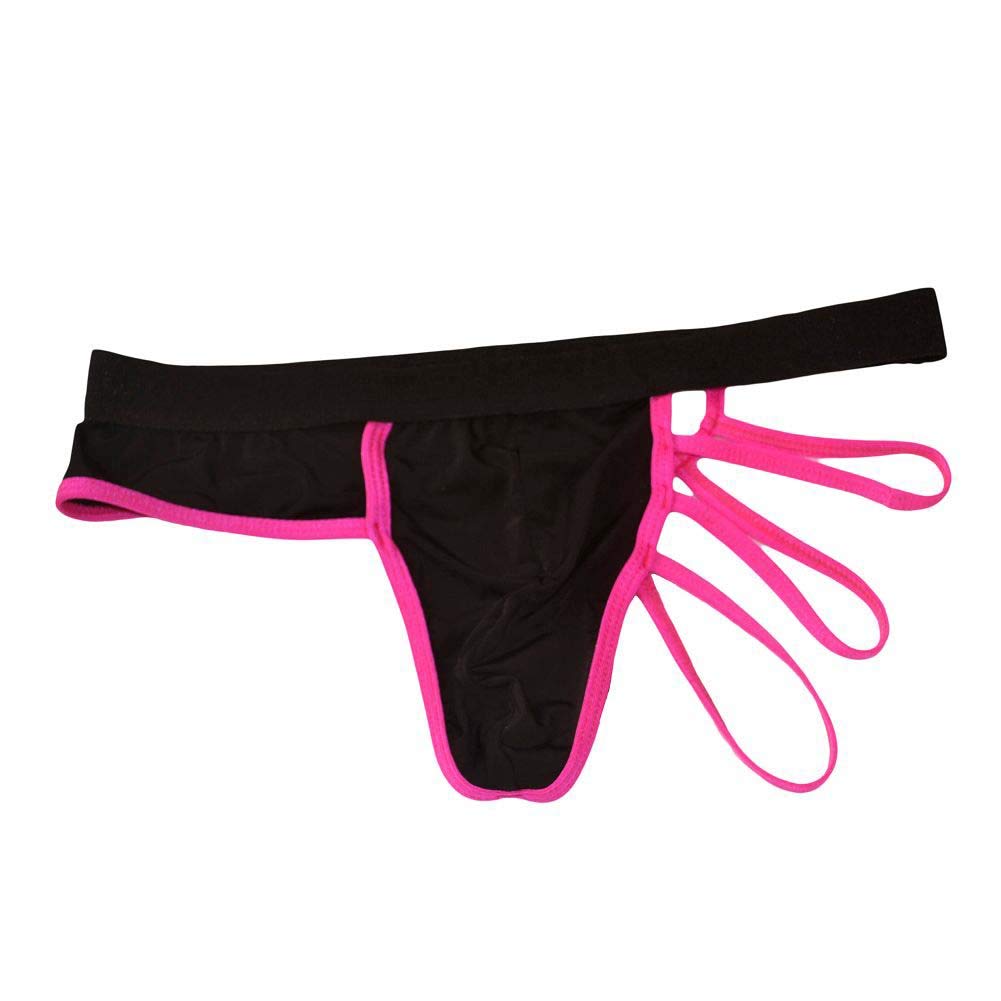 JEERLEEP Men's Sexy Lingerie Thongs G-String Underwear for Men - Comfortable & Breathable Low Rise Briefs for Intimate Wear, Sleepwear & Special Occasions
