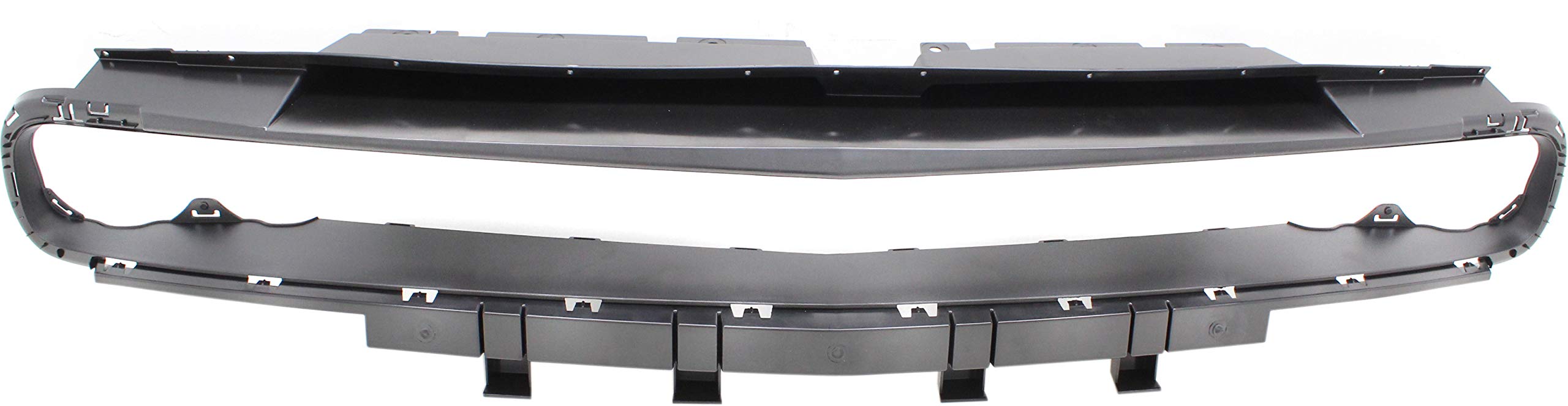 Go-Parts Textured Black Grille Reinforcement for 2015-2023 Dodge Challenger GT/R/T/R/T 392/R/T Plus/Plus Shaker/R/T Scat Pack/SXT/SXT Plus/T/A Models - Durable Replacement Grille for Enhanced Style & Protection - Perfect for Car Upgrades & Customization