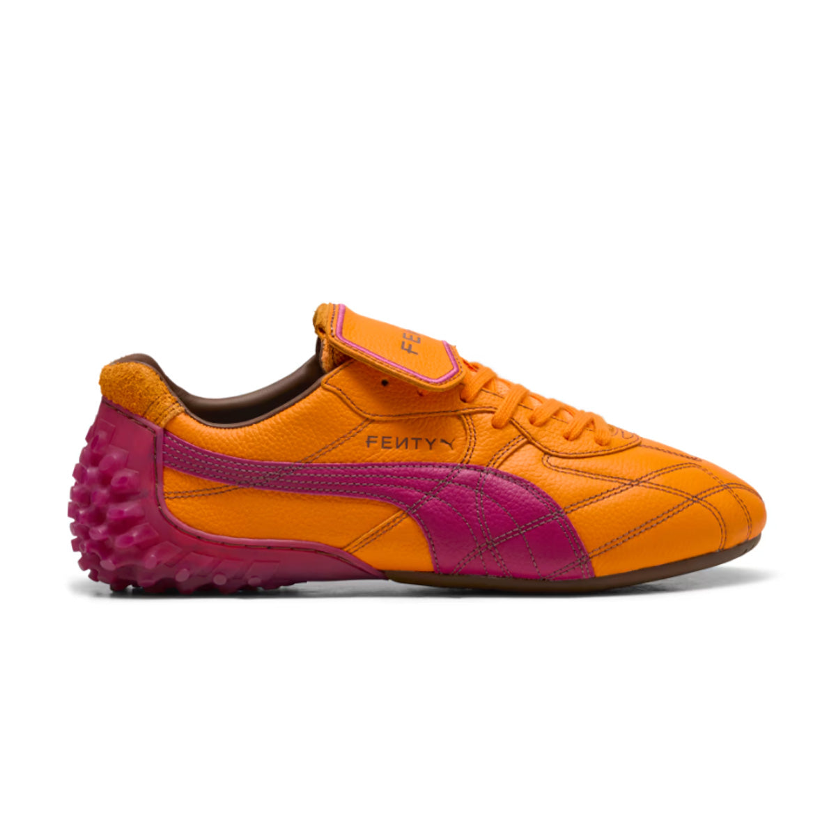FENTY Avanti LS Stitched Sneakers in Pumpkin Pie Pinktastic - Women's Fashion Running Shoes for Casual Wear & Gym Workouts