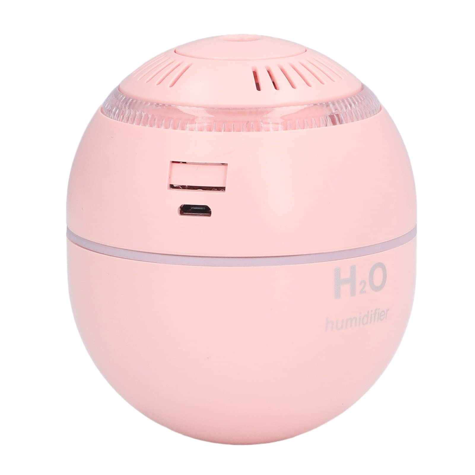 USB Mini Air Humidifier - Portable Personal Humidifier with Quiet Operation & Auto Shut-Off, Pink - Perfect for Home, Office, Bedroom & Travel Use