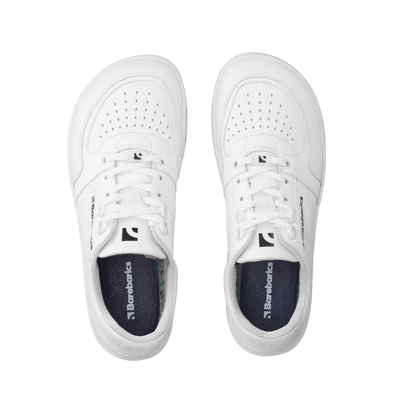 Barefoot Sneakers Barebarics Wave - All White Unisex Minimalist Shoes for Running, Walking & Gym Workouts