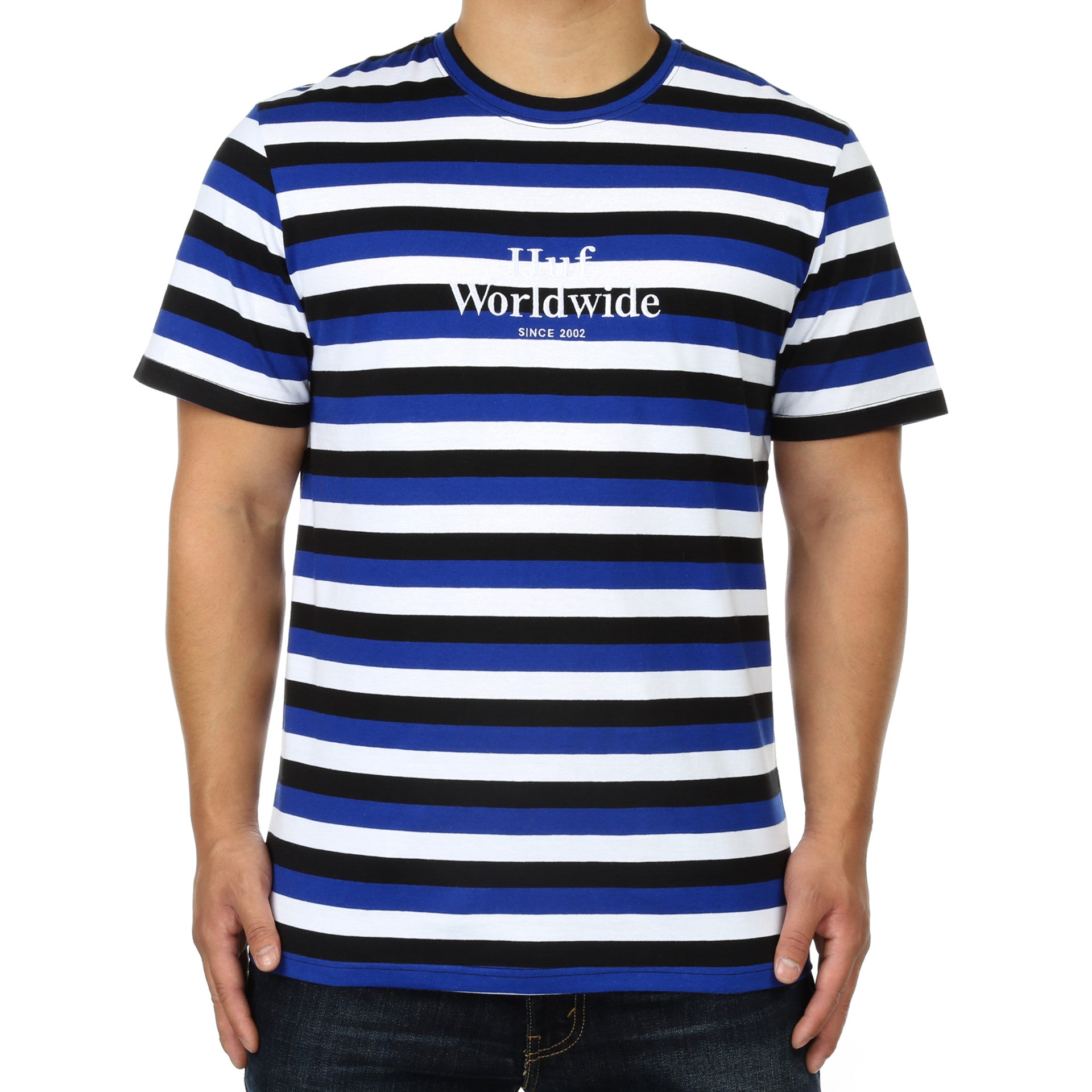 Huf Hamptons Shirt Royal Blue - Stylish Casual Button-Up Shirt for Men | Perfect for Beach Outings, Summer Parties & Relaxed Weekend Wear