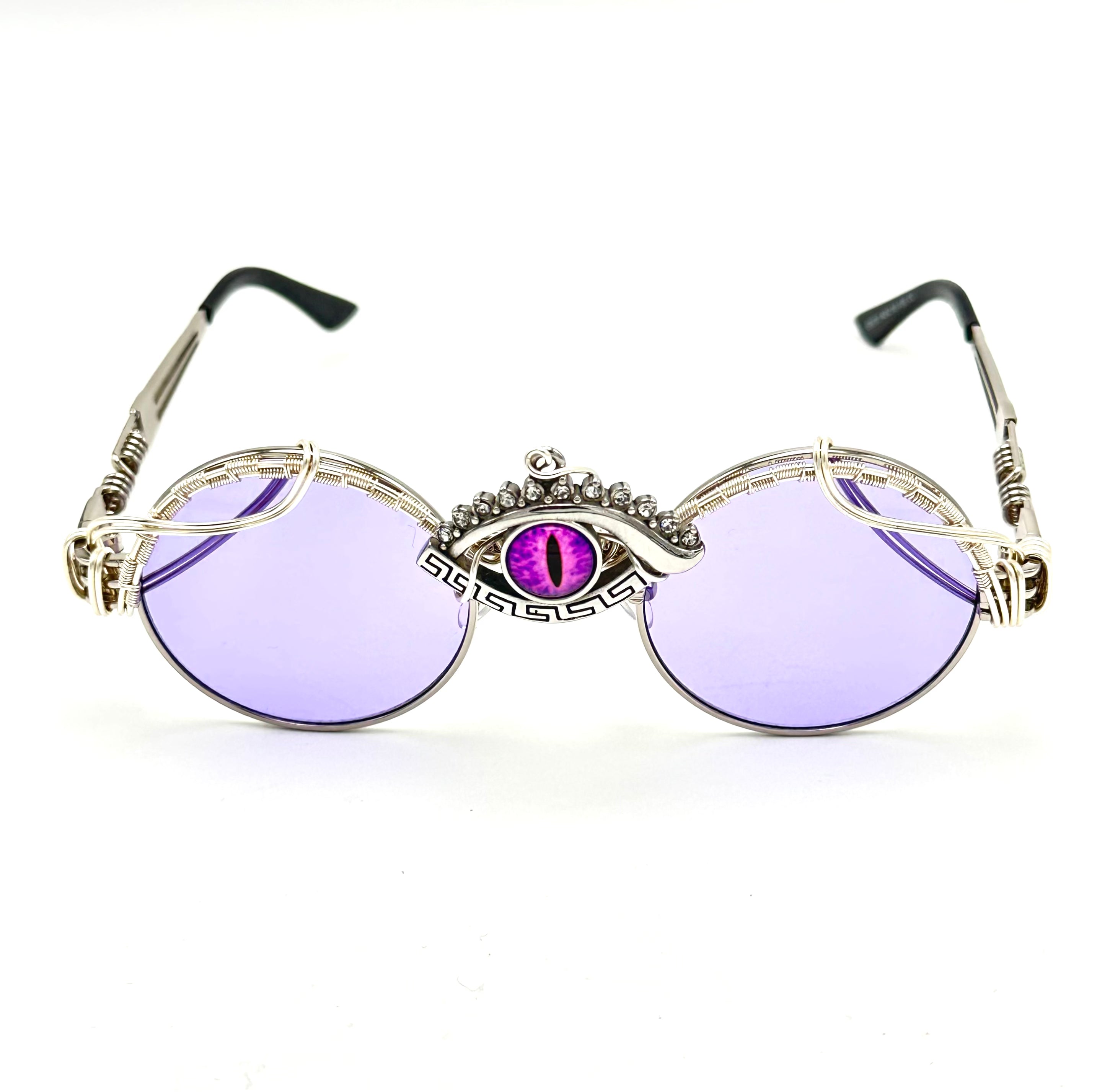 Lavender Silver Third Eye Chakra Necklace - Spiritual Healing Jewelry for Meditation, Yoga & Energy Balance | Perfect Gift for Women & Men