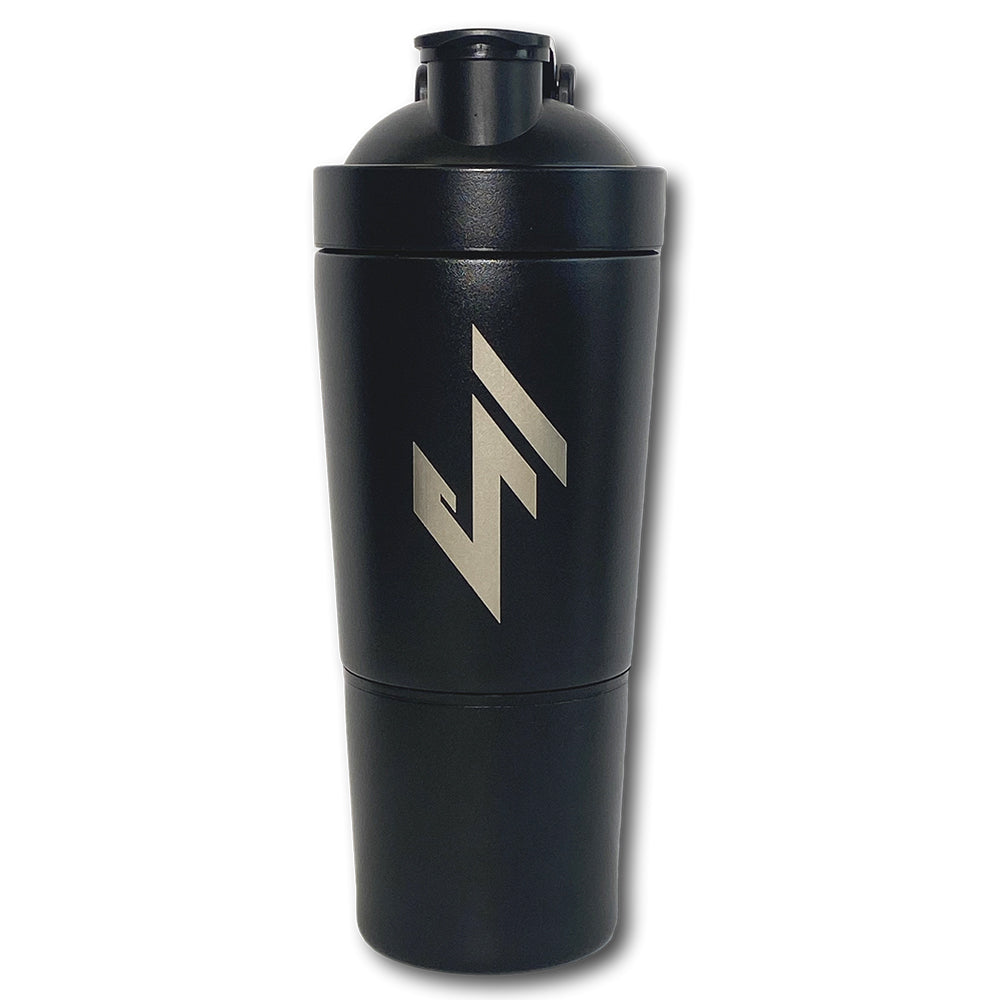 JerkFit Holy Grail 28oz Stainless Steel Protein Shaker Bottle for Gym, Workout & Post-Workout Recovery - Leakproof & BPA-Free