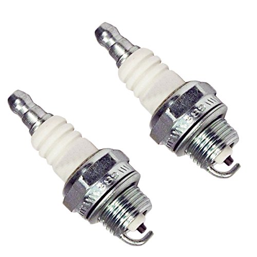 Poulan Genuine OEM Replacement Spark Plugs (2-Pack) - 952030249-2PK - Perfect for Lawn Mowers, Chainsaws & Outdoor Power Equipment