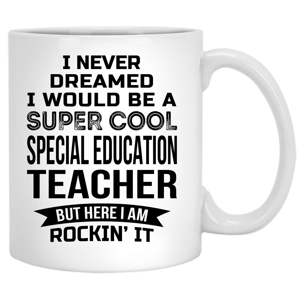 Funny Teacher Coffee Mug 11oz - Special Education Gift for Men & Women - Perfect for New Job & Appreciation Gifts
