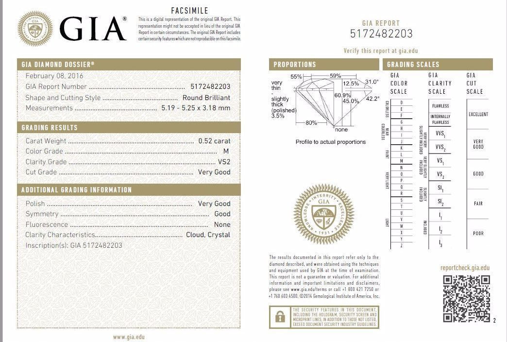GIA Certified 2.01 Carat Natural Round Diamond Engagement Ring with 18K Gold Wedding Band - Perfect for Proposals, Anniversaries & Special Occasions