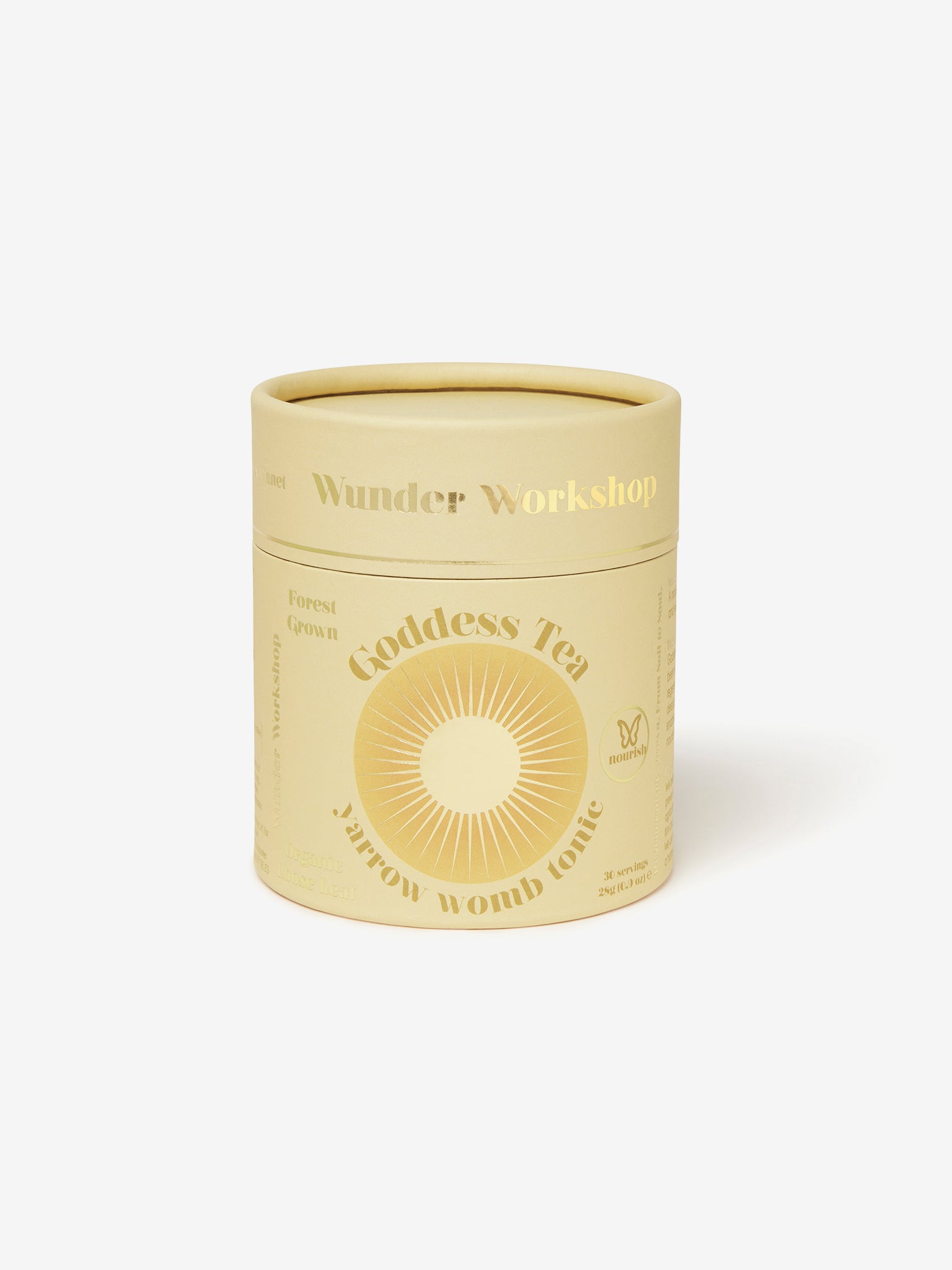 Wunder Workshop Goddess Tea - Organic Herbal Tea for Relaxation & Stress Relief - Perfect for Meditation, Yoga & Evening Wind Down