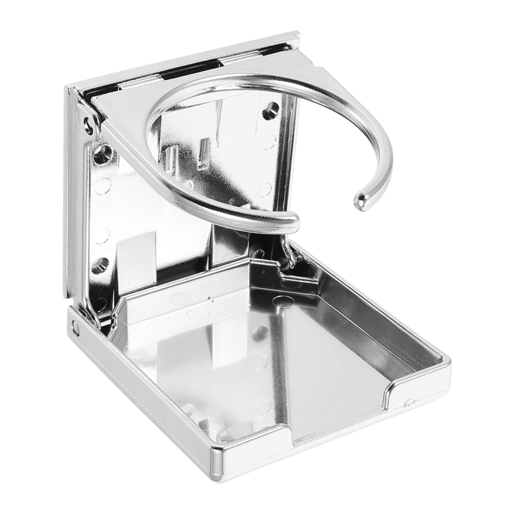Universal Foldable Cup Holder for Foosball Table & Car - ABS Silver Drink Stand for Lip Gloss, Soda Cans & Beverages | Perfect for Game Rooms, Parties & Road Trips