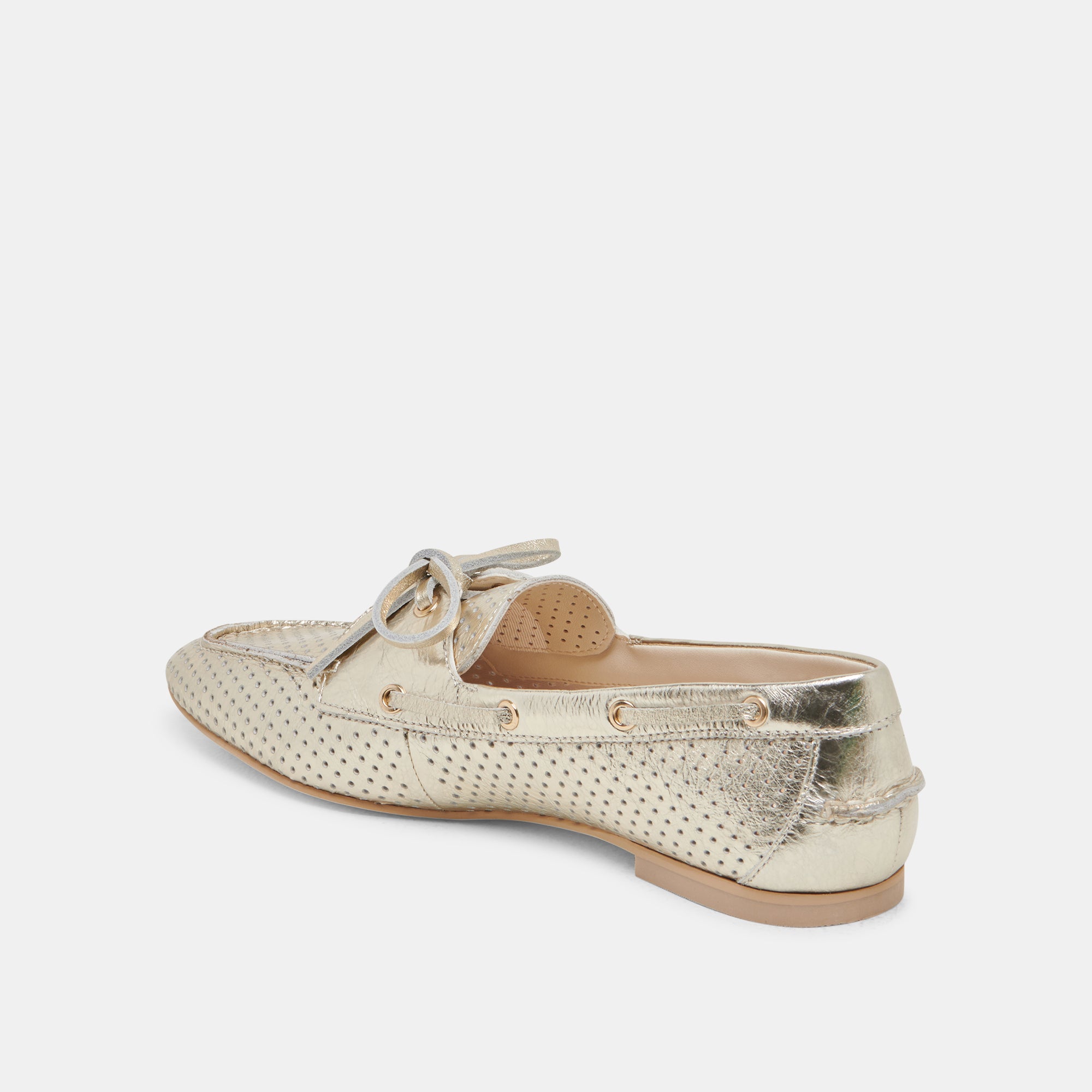 LAKIN PLATINUM PERFORATED LEATHER LOAFERS - Comfortable & Stylish Men's Slip-On Shoes for Business Casual & Office Wear