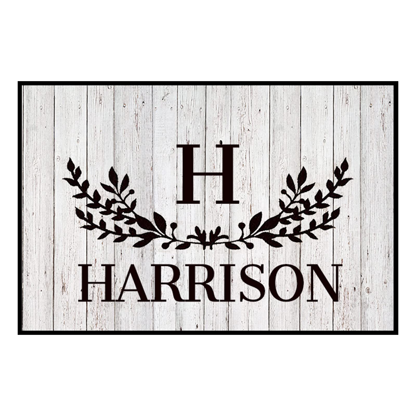 Custom Personalized Welcome Doormat - Non-Slip Indoor/Outdoor Entrance Mat for Front Door Decor (24x36 Inch) - Perfect for Home, Office & Holiday Greetings