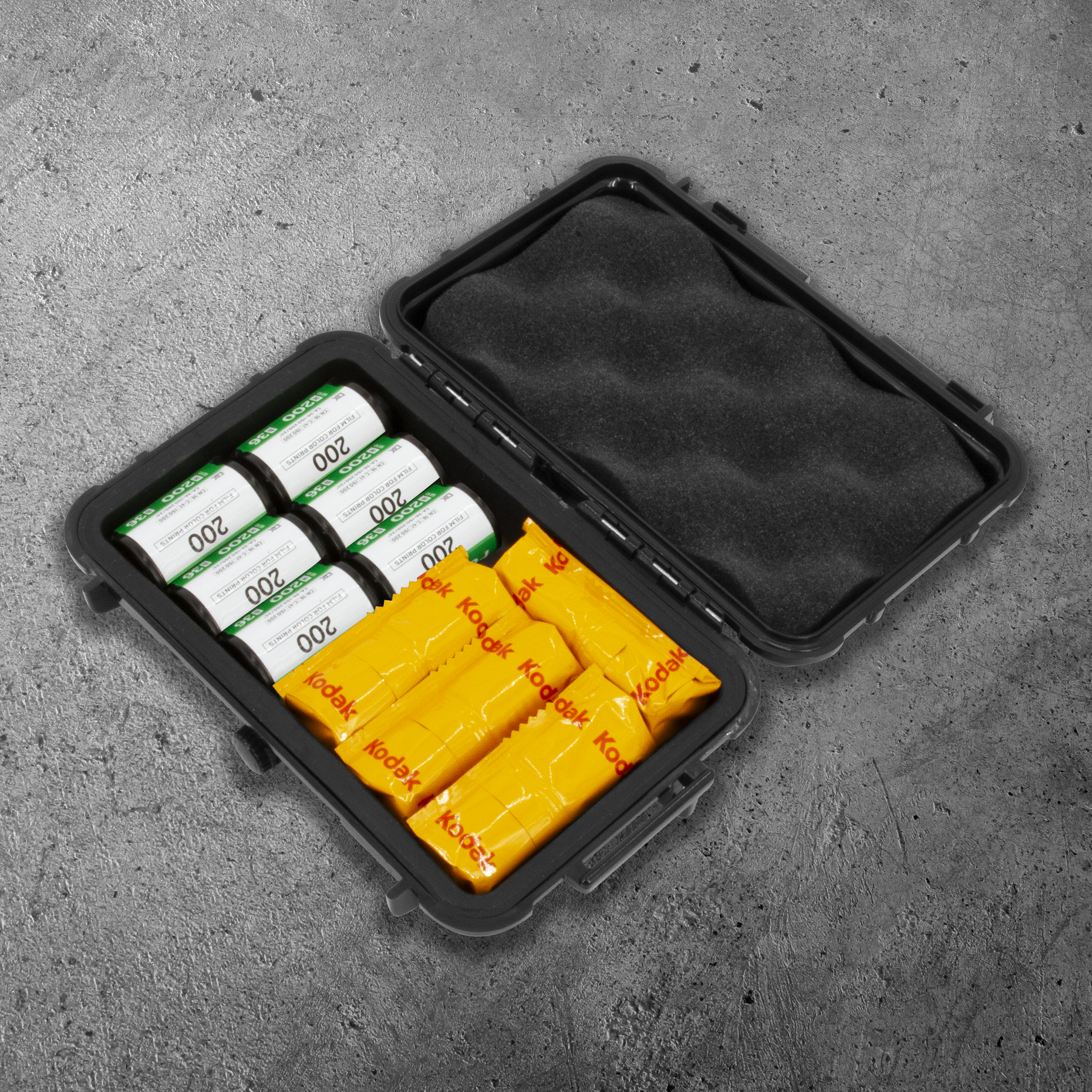 CASEMATIX Durable Hard Shell 35mm Film Case - Protective Storage for 35mm & 120 Film Rolls - Perfect for Photographers, Travel & Film Preservation