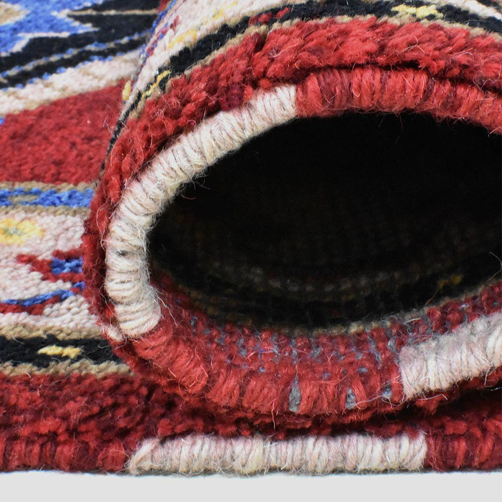Handmade Farahan Afghan Rug - Premium Hand Knotted Wool Carpet for Living Room, Bedroom & Home Decor