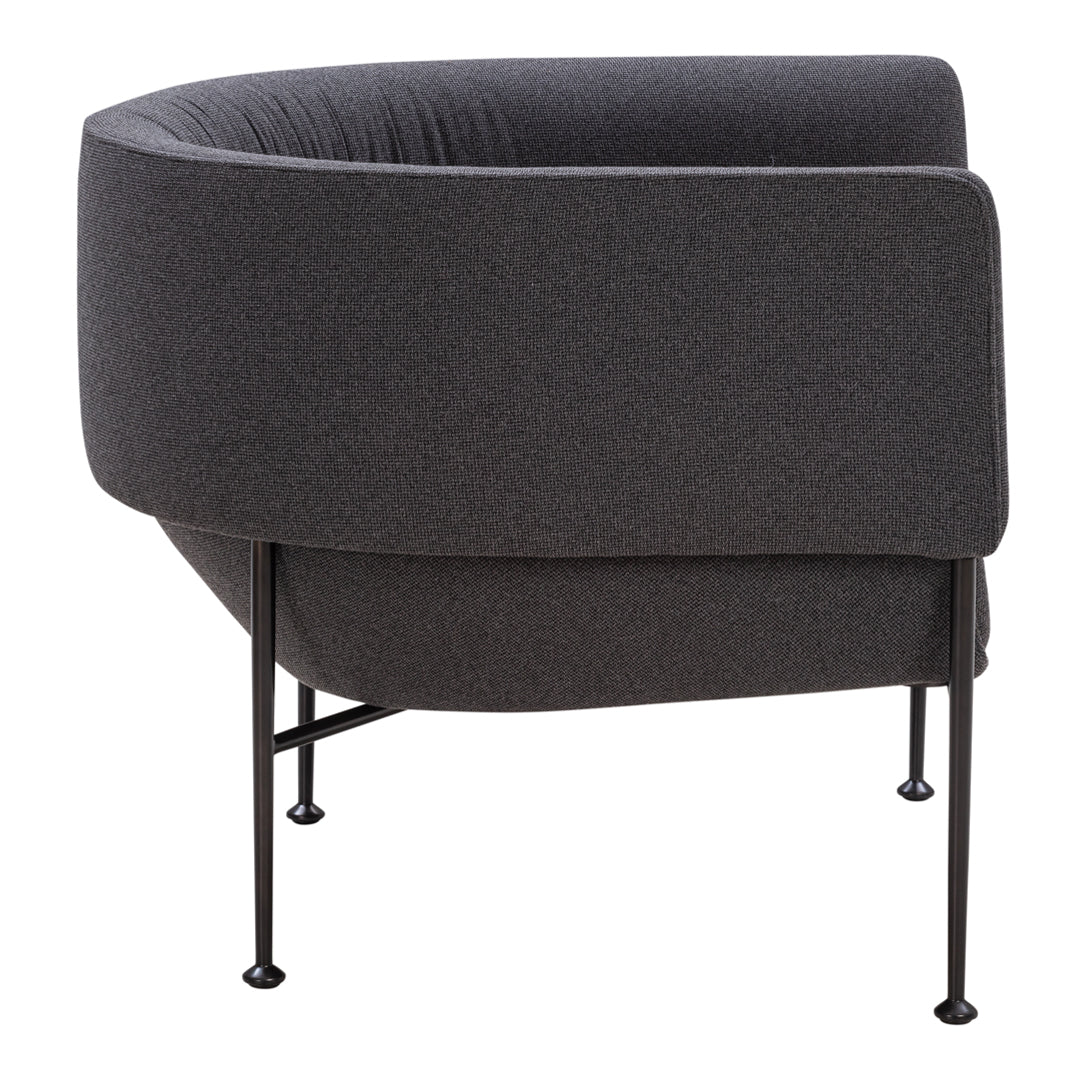 Modern Accent Chair - Mid Century Lounge Chair with Wooden Legs for Living Room, Bedroom, or Office - Comfortable Reading Chair with Soft Cushions and Ergonomic Design - Perfect for Relaxing, Napping, or Working from Home