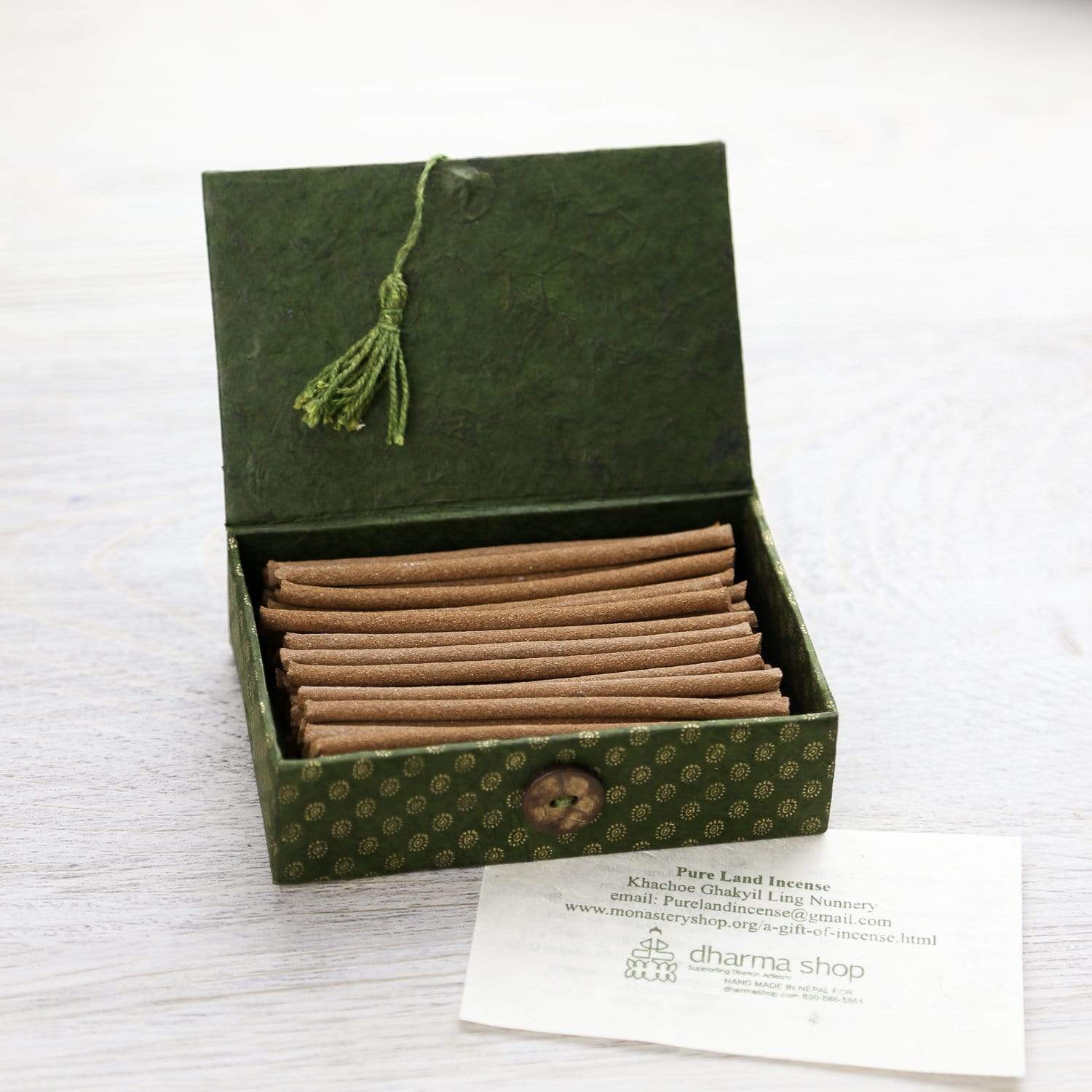 Premium Green Tara Incense Sticks - Handmade by Tibetan Nuns for Meditation, Yoga & Spiritual Practices - Natural Aromatic Incense for Home, Temple & Sacred Spaces
