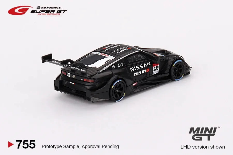 MINI GT 1:64 Scale Nissan Z GT500 #230 2021 NISMO Super GT Series Diecast Model Car - Collectible Racing Toy for Display & Play