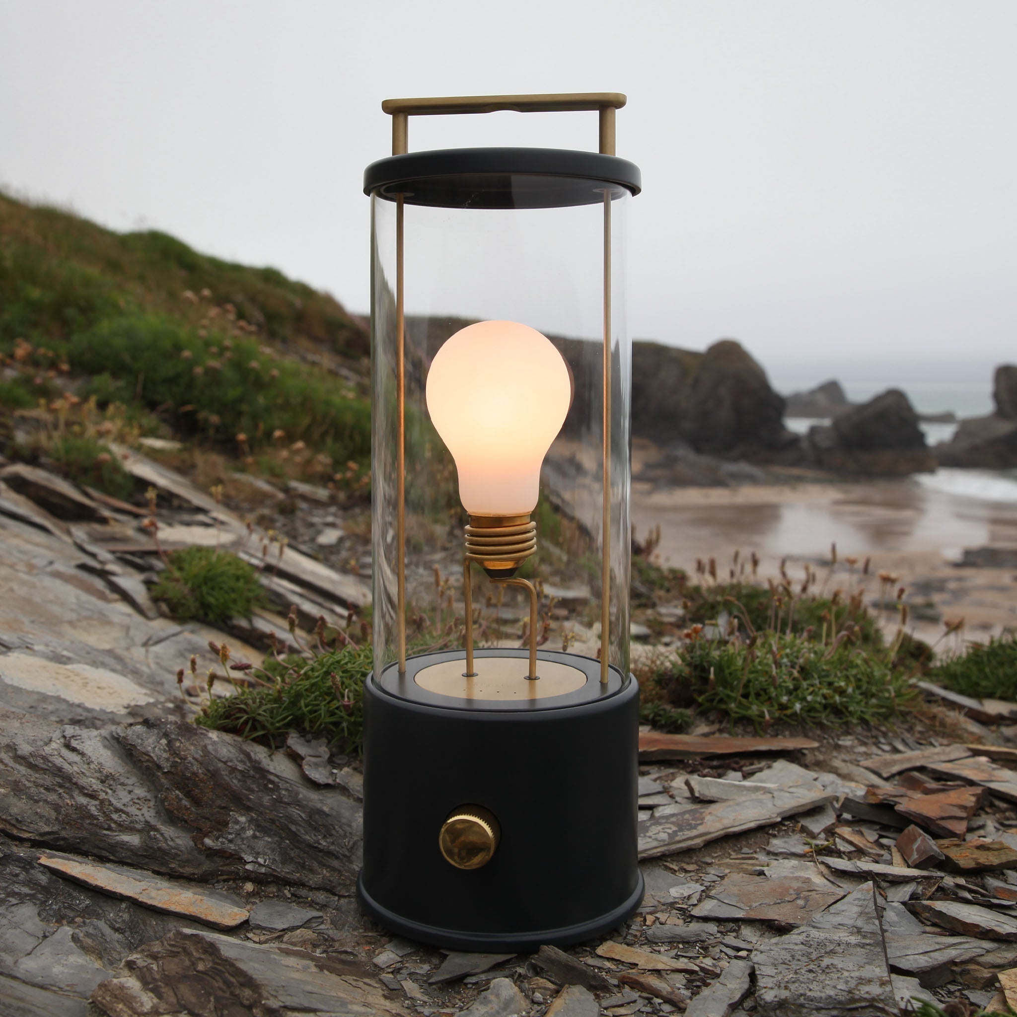The Muse Portable Lamp in Hackles Black - Rechargeable LED Desk Light for Home, Office & Travel - Perfect for Reading, Studying & Nightstand Use