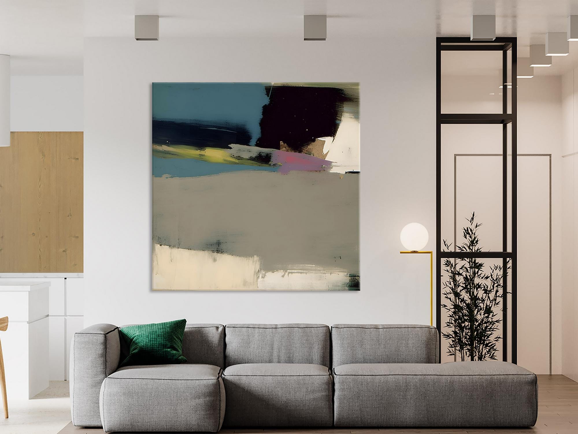 Abstract Wall Art for Bedroom & Dining Room - Modern Acrylic Canvas Paintings - Extra Large Contemporary Artwork - Perfect for Home Decor & Office Wall Decor