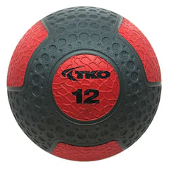 TKO Commercial Rubberized Medicine Balls - Heavy Duty Exercise Equipment for CrossFit, Strength Training & Gym Workouts - Perfect for Home Gym, Fitness Class & Athletic Training
