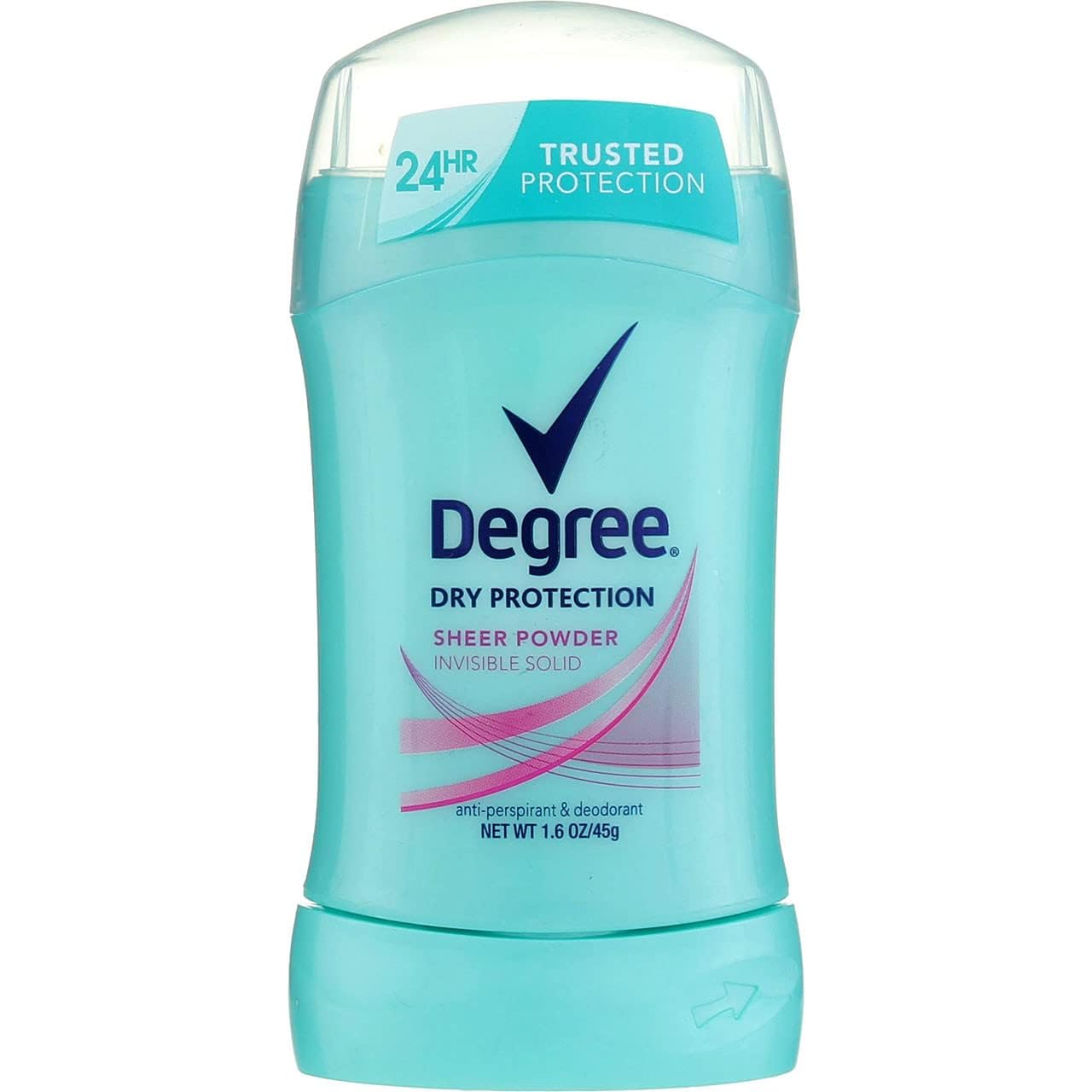 Degree Dry Protection Sheer Powder Antiperspirant Deodorant, 1.6 oz (Pack of 12) - Long-Lasting Sweat & Odor Control for Women, Lightweight Formula for All-Day Freshness - Perfect for Workouts, Office & Daily Activities
