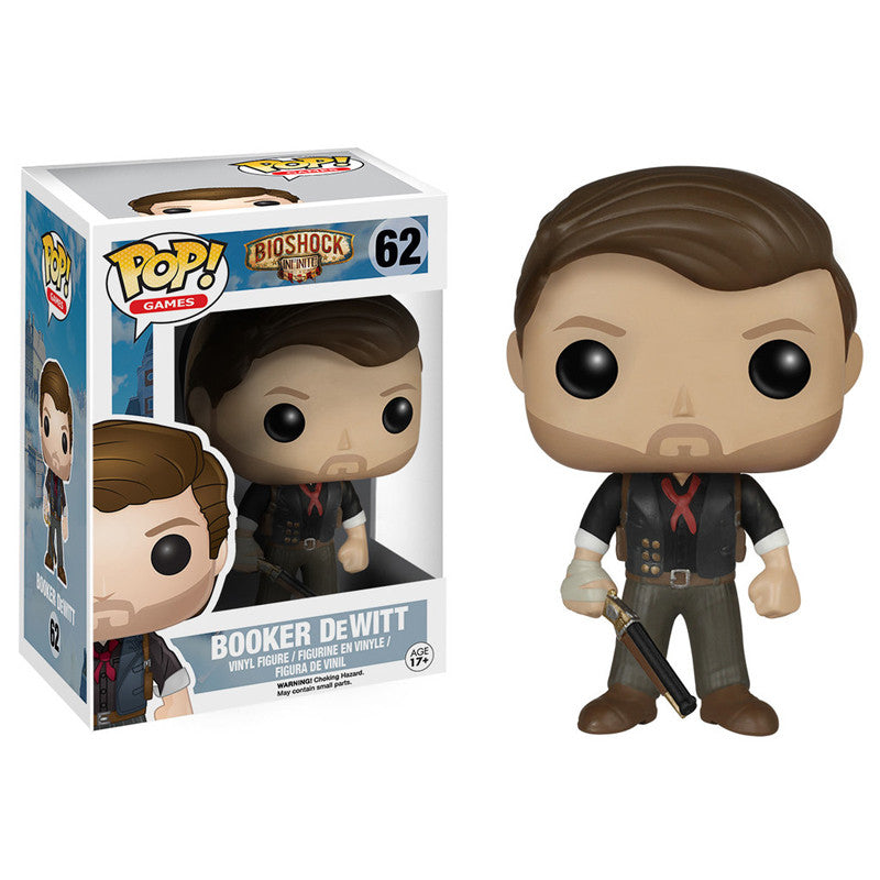 Bioshock Infinite Booker DeWitt Pop! Vinyl Figure - Collectible Gaming Merchandise for Fans & Display Decor