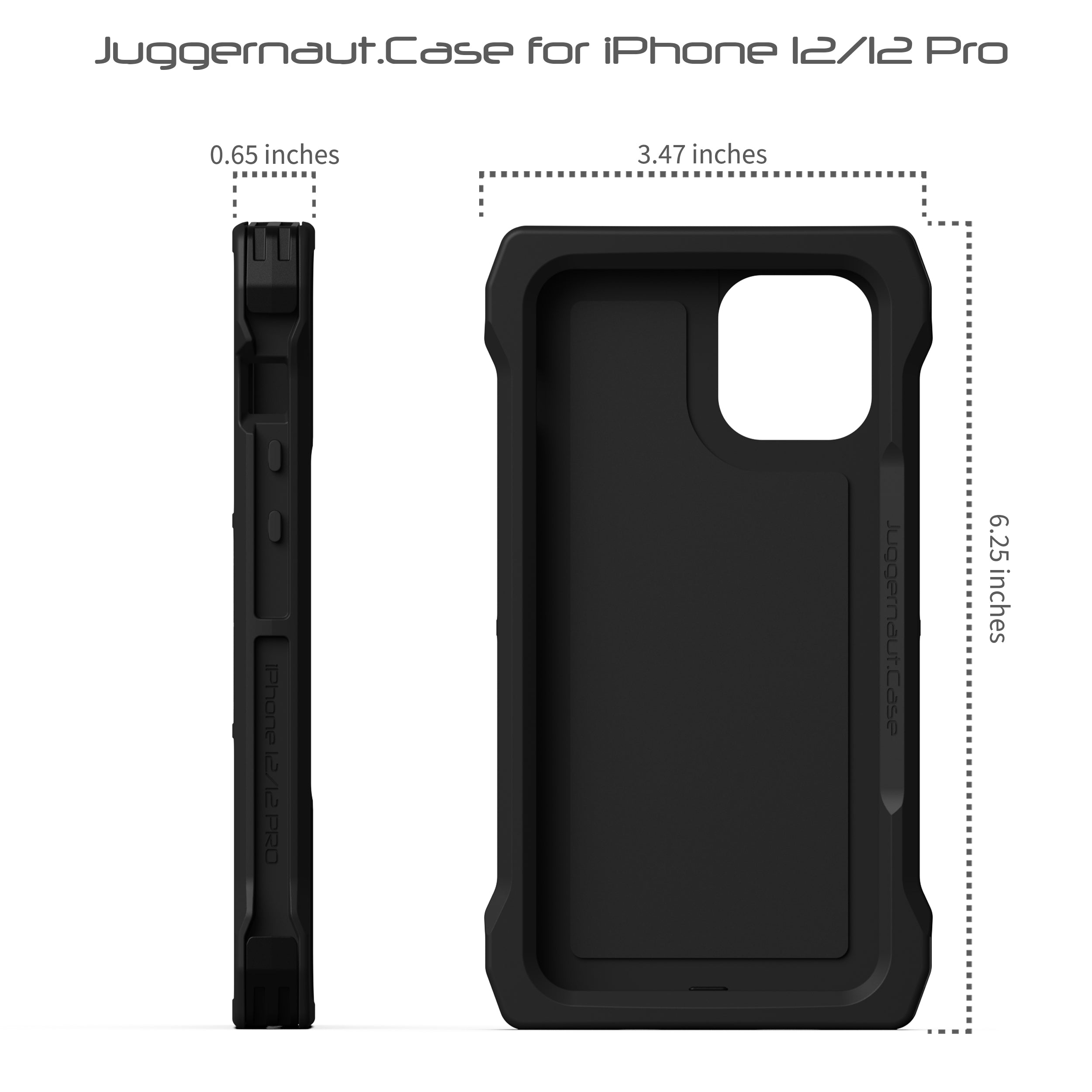Premium IMPCT Shockproof iPhone 12 & 12 Pro Case - Durable Protection Made in USA | Perfect for Outdoor Activities, Travel & Daily Use