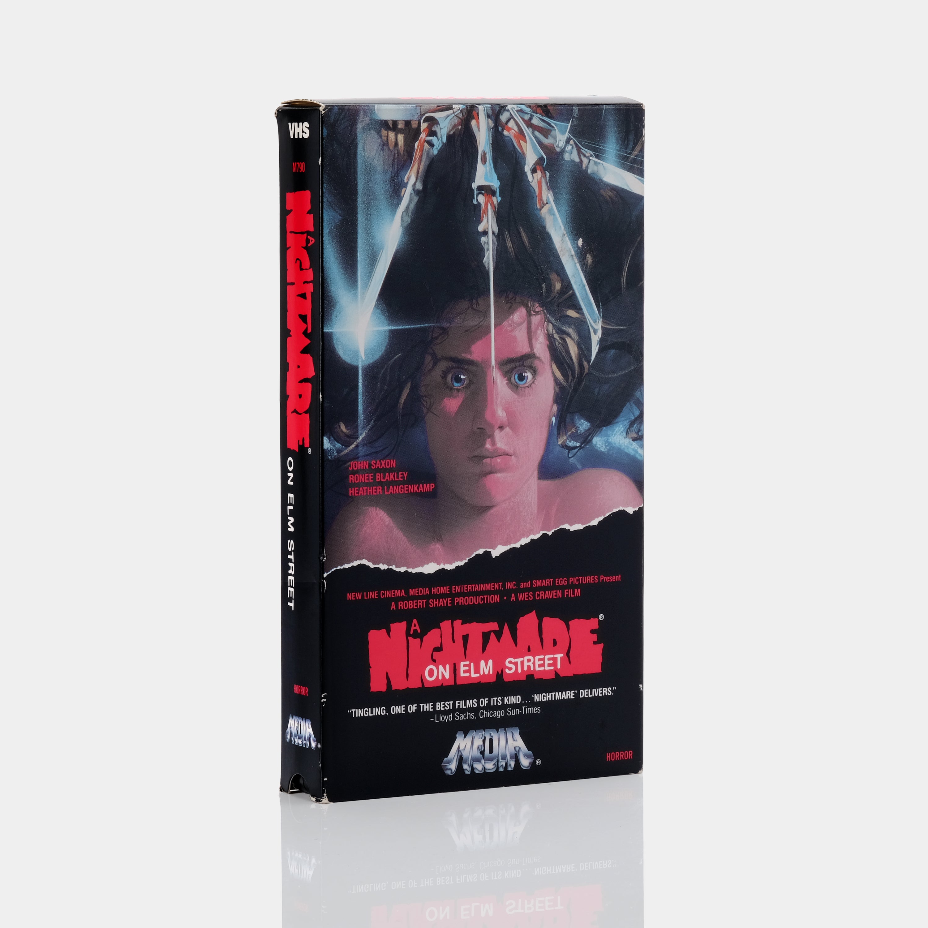 Original A Nightmare on Elm Street VHS Tape - Classic Horror Movie Collectible - Perfect for Halloween Decor & 80s Nostalgia Collections