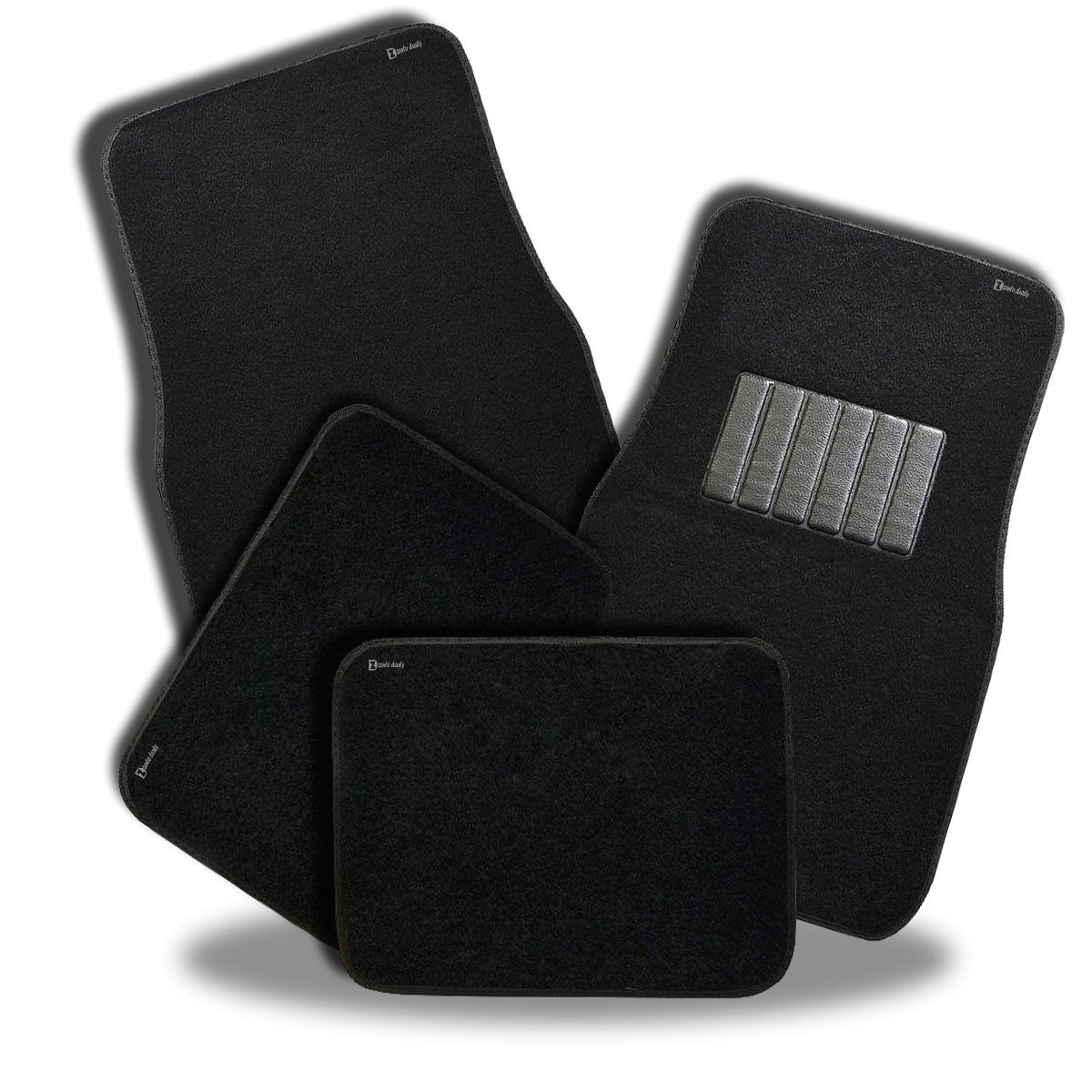 Premium Heavy Duty Car Floor Mats - All Weather Protection, Non-Slip, Custom Fit for Most Vehicles (Black) | Ideal for SUVs, Trucks & Daily Commuters