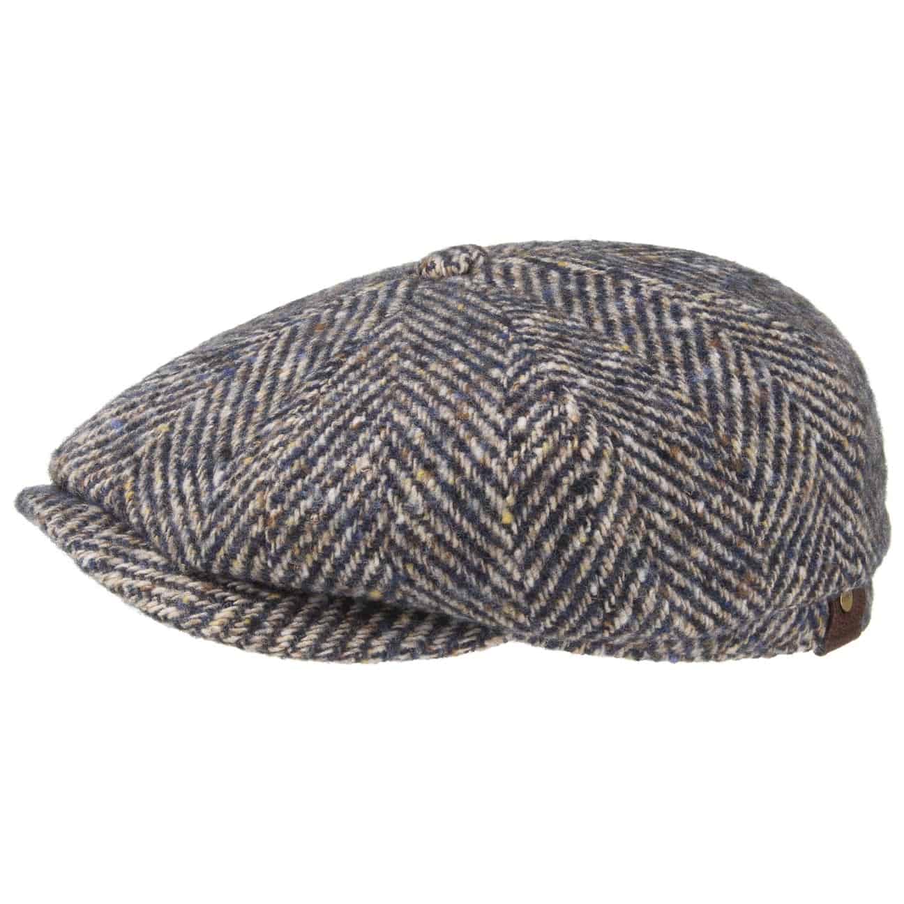 Stetson Hatteras Newsboy Cap - Classic Cotton Flat Cap for Men | Casual & Vintage Style Hat for Outdoor, Travel, and Everyday Wear