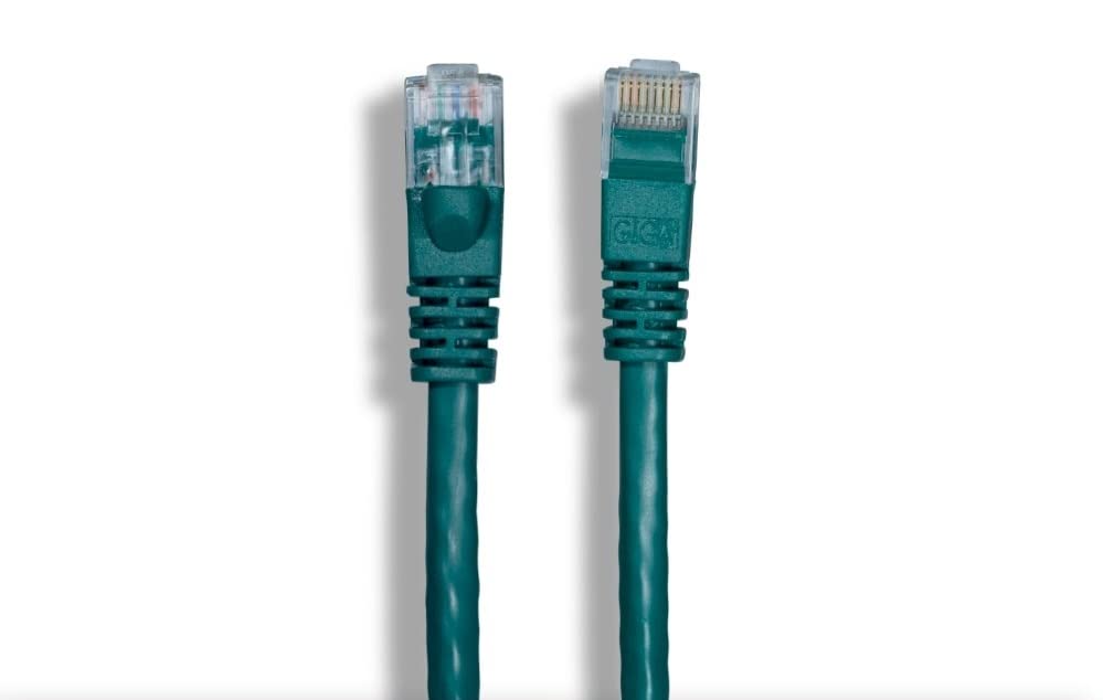 Cat 6 Ethernet Cable 50ft, Unshielded Green Network Cable - High Speed Internet Cable for Gaming, Streaming & Home Office (Compare at Amazon Price Save 10%)