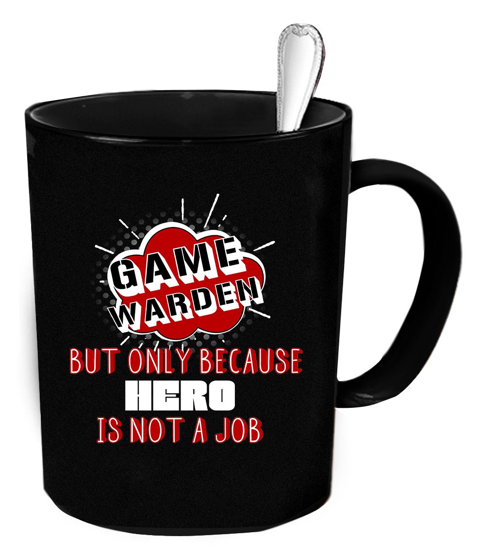 11 oz Game Warden Coffee Mug - Funny Gift for Wildlife Officers & Outdoor Enthusiasts - Perfect for Office, Camping & Hunting Trips