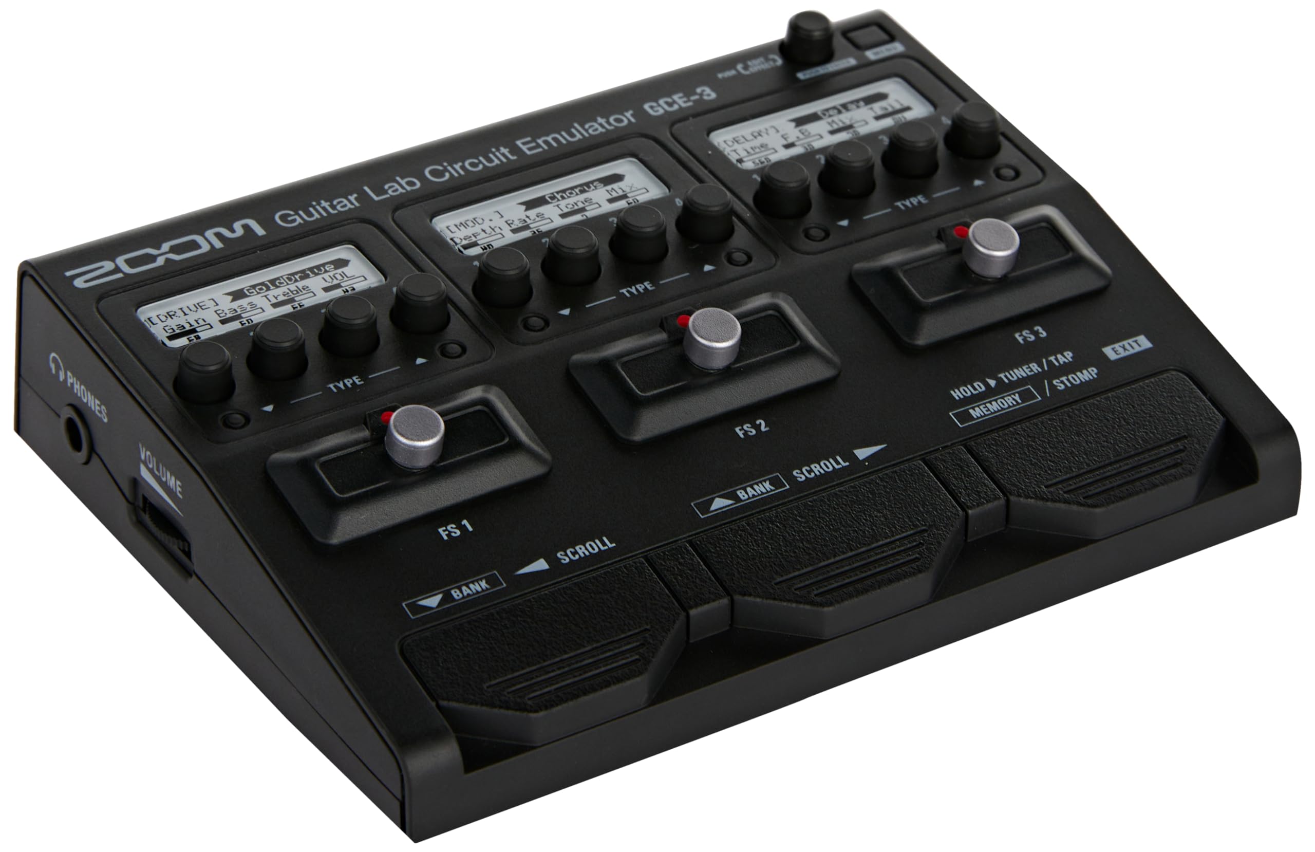 Zoom GCE-3 Guitar Lab Circuit Emulator - Compact USB Audio Interface for Guitar Effects Emulation | Works with Guitar Lab Software | Perfect for Home Recording & Live Performances