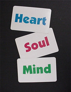 Heart Soul and Mind Jumbo - Premium Quality Large Size for Home Decor, Office, and Gift Giving
