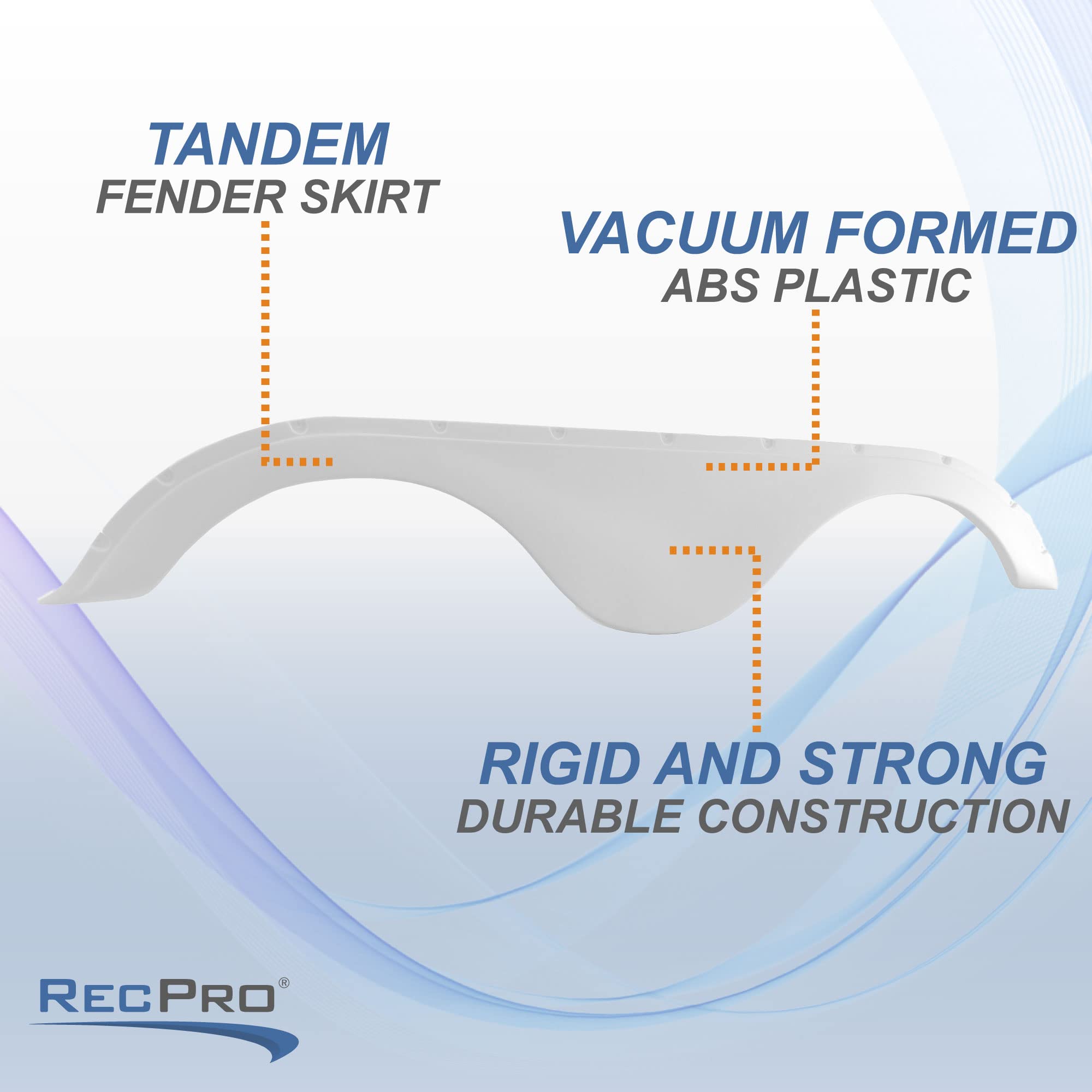 RecPro RV Tandem Fender Skirt – 78