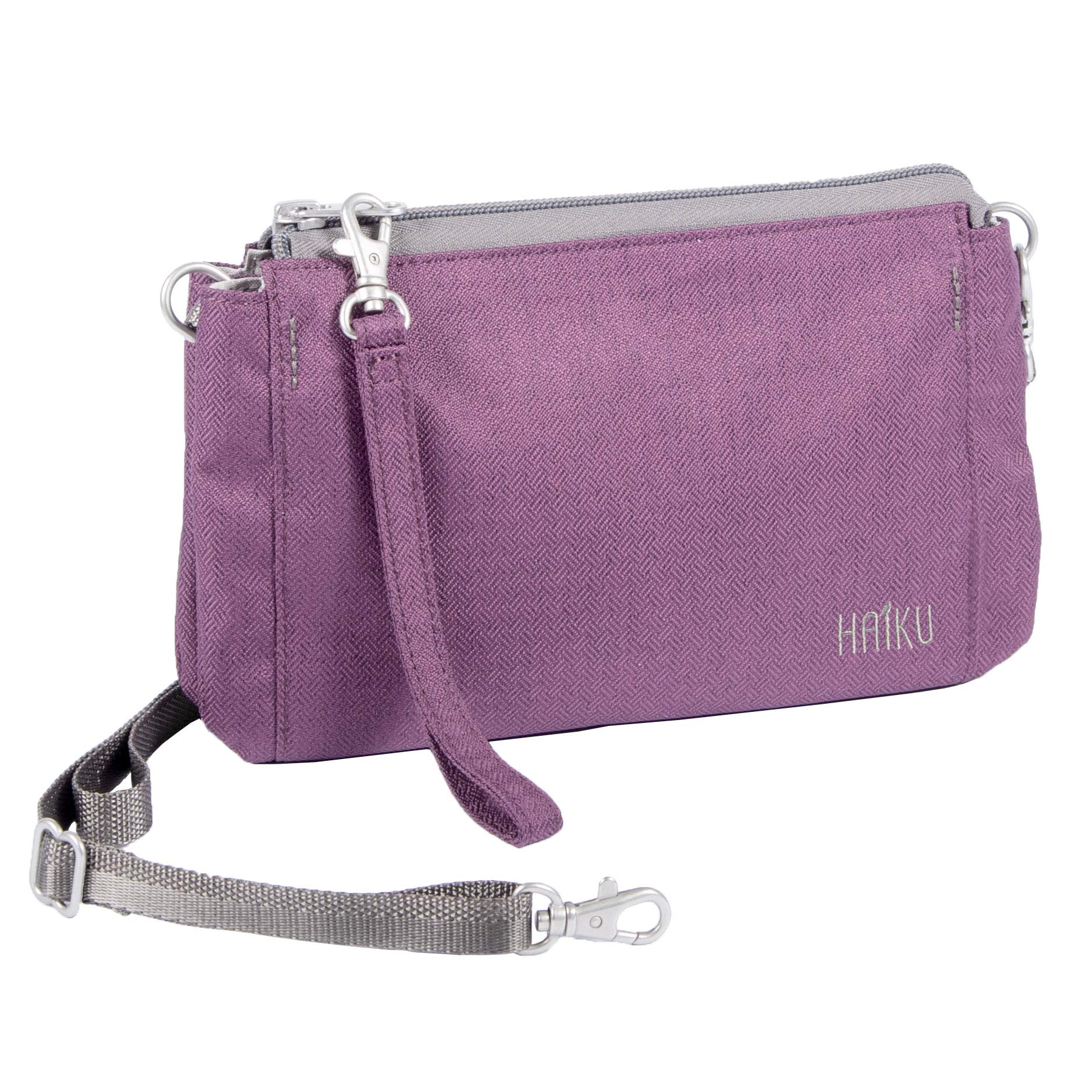 HAIKU Women's Small RFID Blocking Crossbody Wristlet Wallet - Stylish & Secure for Everyday Use, Travel, and Shopping
