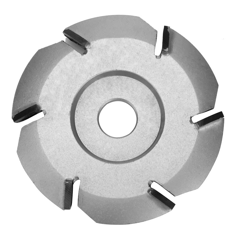 6 Teeth 16mm Wood Carving Disc for Angle Grinder - High Hardness Wood Shaping & Carving Tool - Durable Woodworking Accessories (Silver) - Perfect for DIY Projects, Furniture Making & Crafting