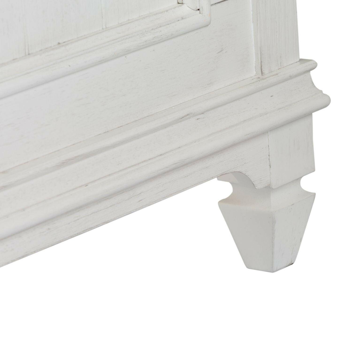Allyson Park King Size Bed Frame with Headboard, Footboard, and Rails – 417 15/16/90 Inches – Perfect for Master Bedroom and Guest Room Decor