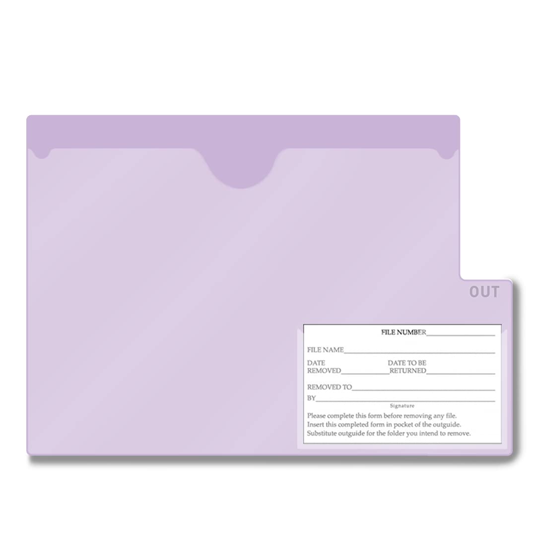Plastic File Folders Letter Size 9.5