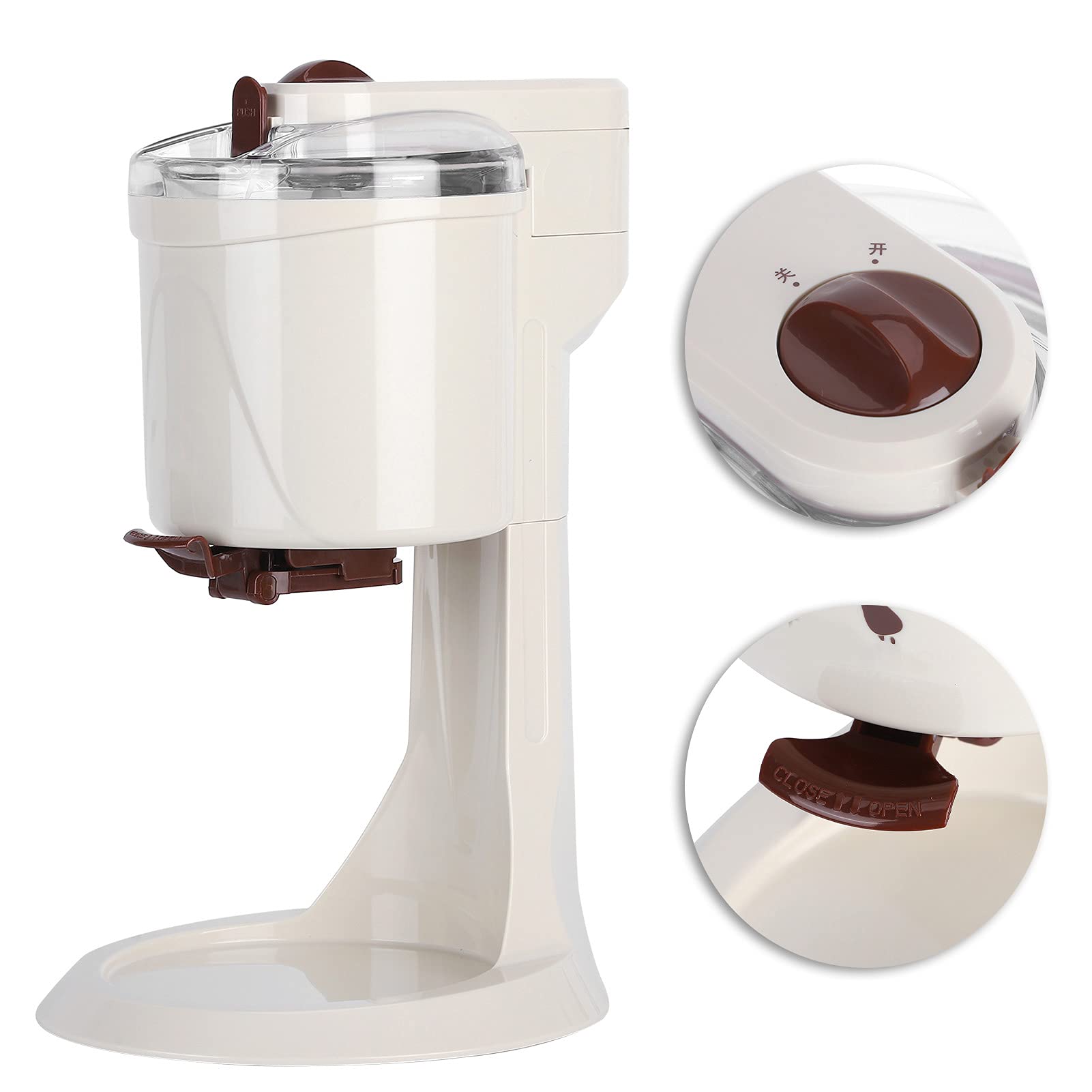 Electric Ice Cream Maker Machine - Large Capacity Fast Ice Cream, Frozen Yogurt & Sorbet Maker with Healthy Natural Fruits - Perfect for Summer Parties, Family Gatherings & Home Kitchen Use