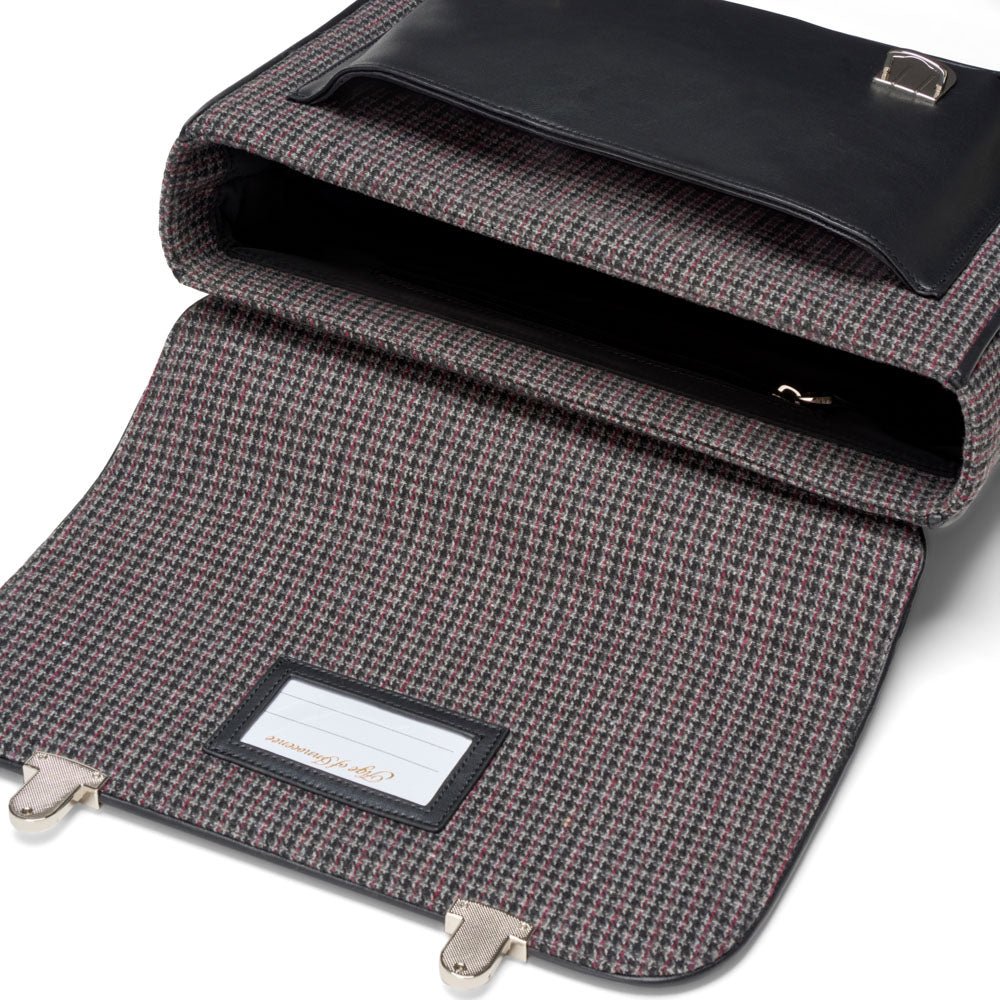 Boston Plaid Dark Grey Scarf - Classic Tartan Pattern for Men & Women - Perfect for Fall, Winter & Holiday Outfits