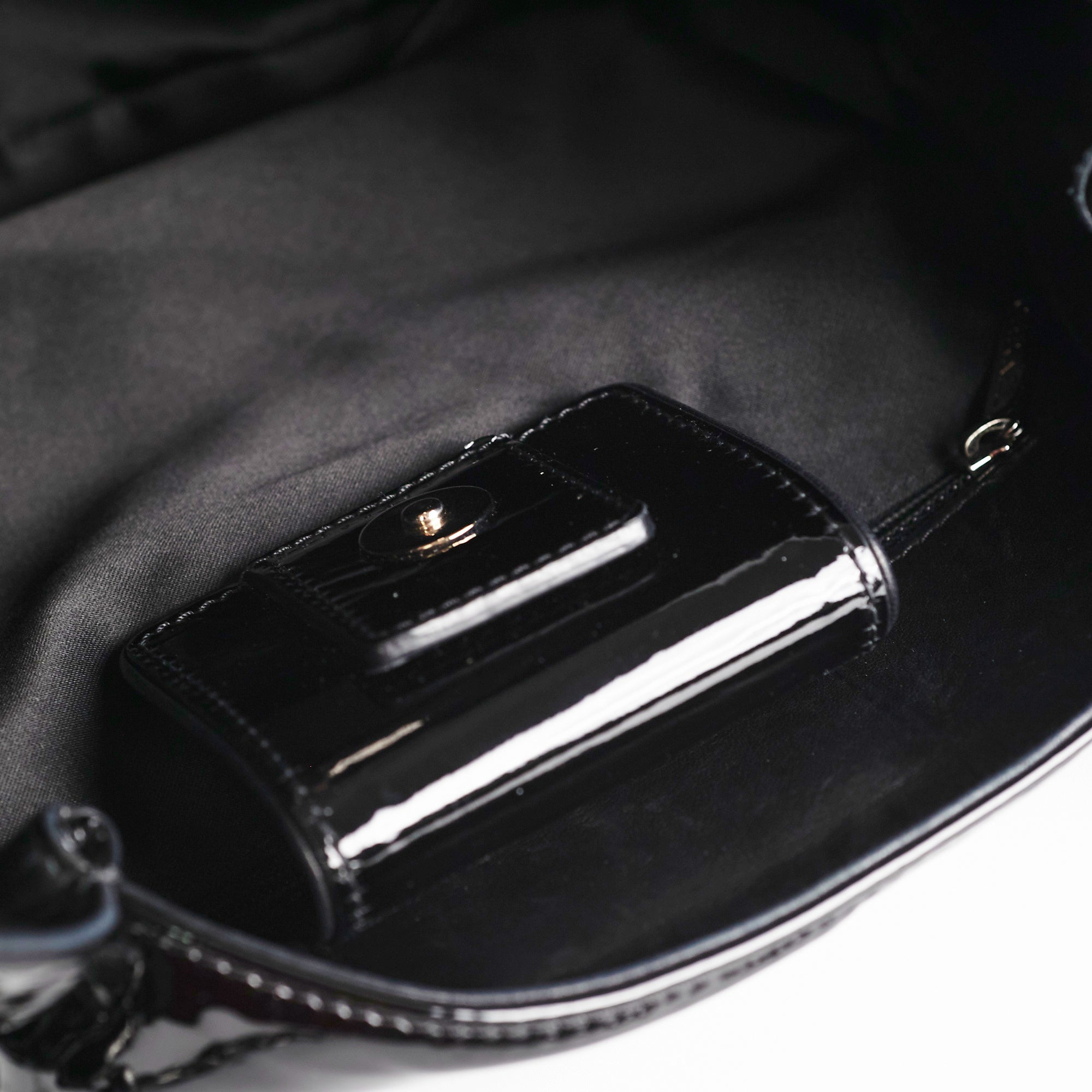 Chanel Camelia Patent Leather Tote Bag Black - Luxury Designer Handbag for Women, Perfect for Work, Travel & Everyday Use