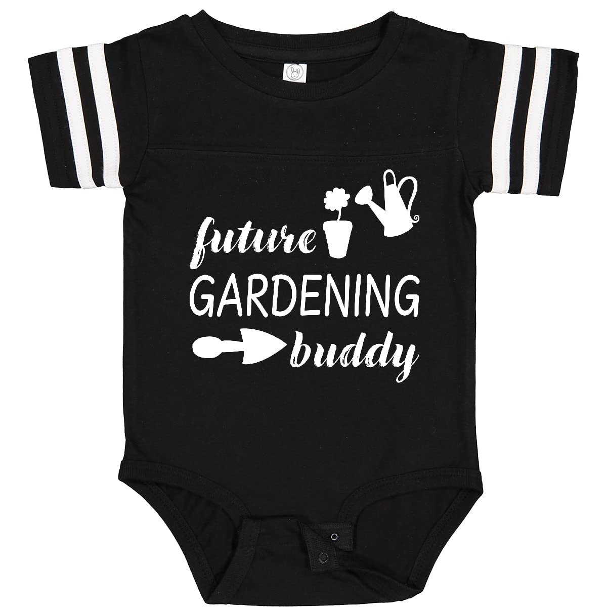 Inktastic Future Gardening Buddy Baby Bodysuit - Cute Organic Cotton Onesie for Toddlers & Infants - Perfect for Outdoor Activities, Gardening & Playtime