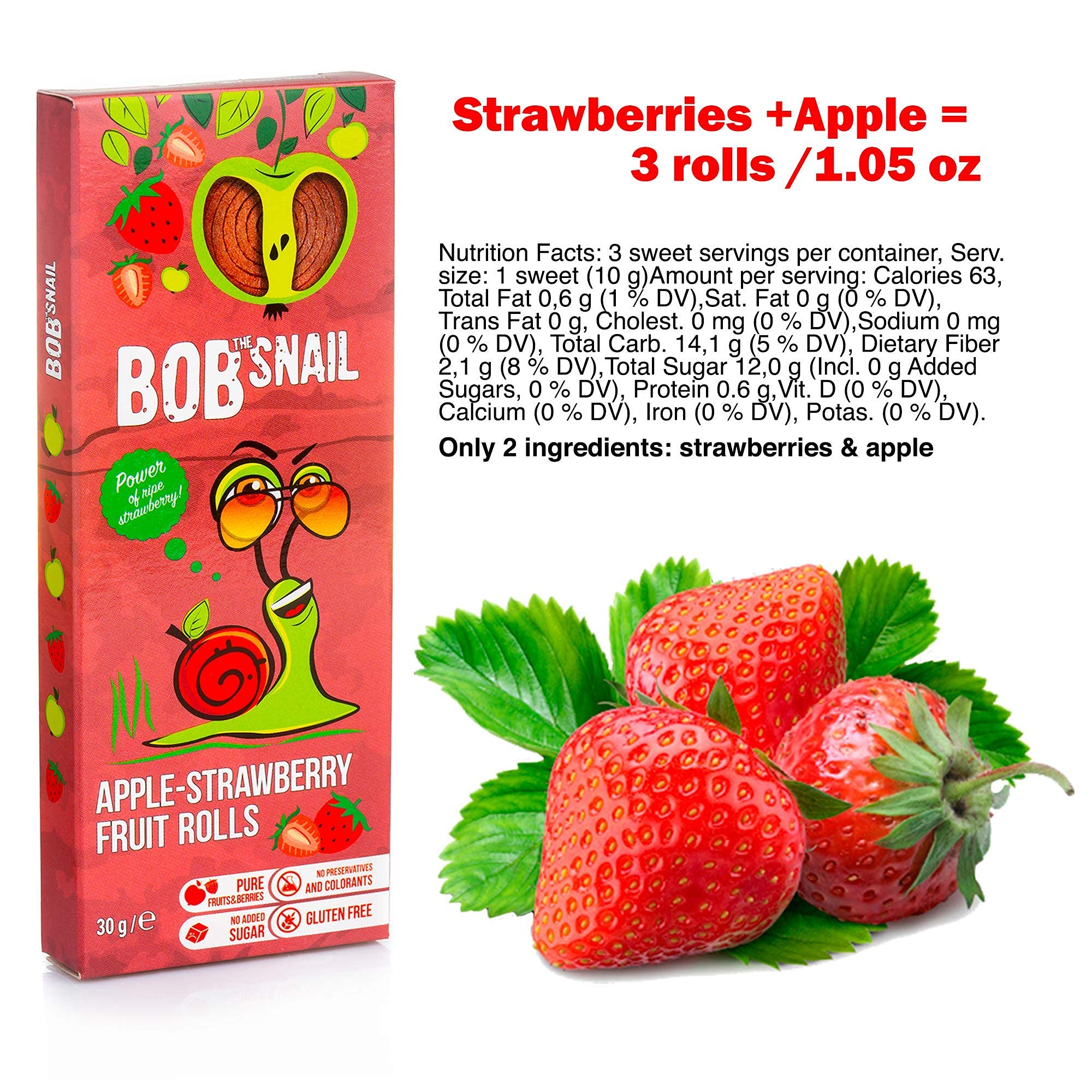 Healthy Fruit Snacks for Adults & Kids - BOB SNAIL All-Natural Dried Fruit Mix | Perfect for School Lunches, Office Snacks & On-the-Go Energy Boost