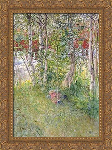 Canvas Art in a Gold Ornate Wood Frame