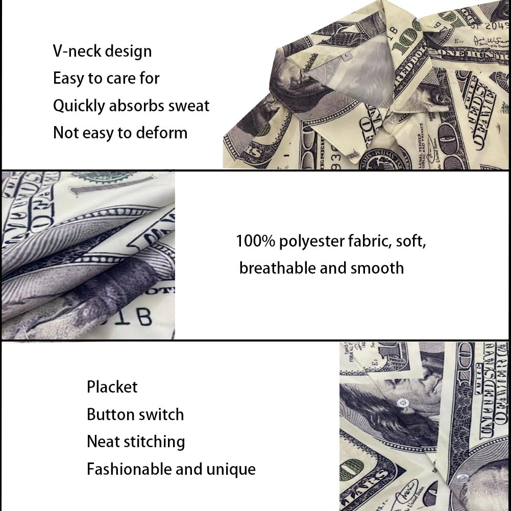 **Men's Hawaiian Print 2-Piece Tracksuit Set - Button Down Shirt & Matching Shorts with Free Bucket Hat | Summer Beach Outfit, Vacation Wear, Casual Street Style**